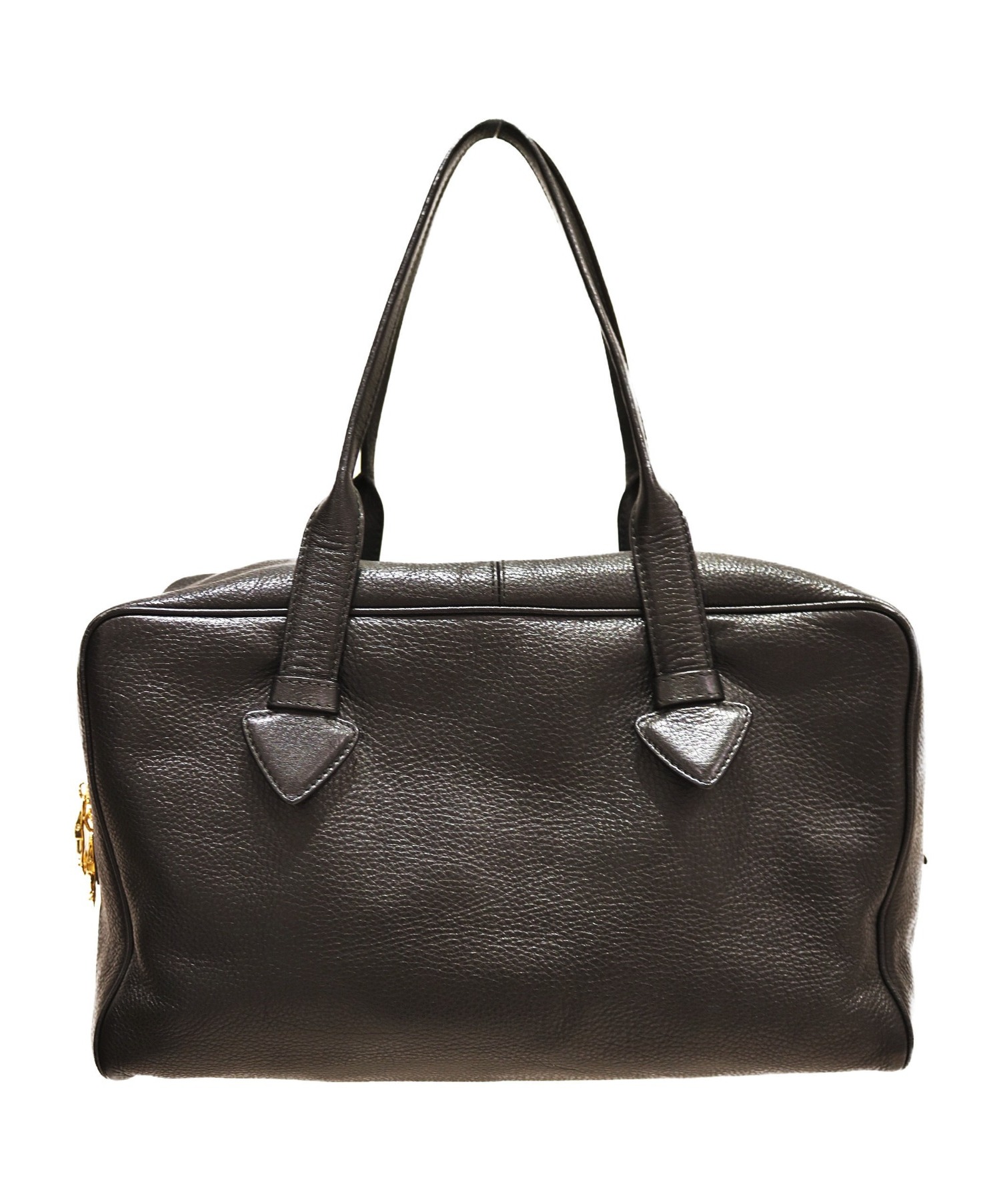 中古・古着通販】LOEWE (ロエベ) ボストンバッグ ブラック ヘリテージ