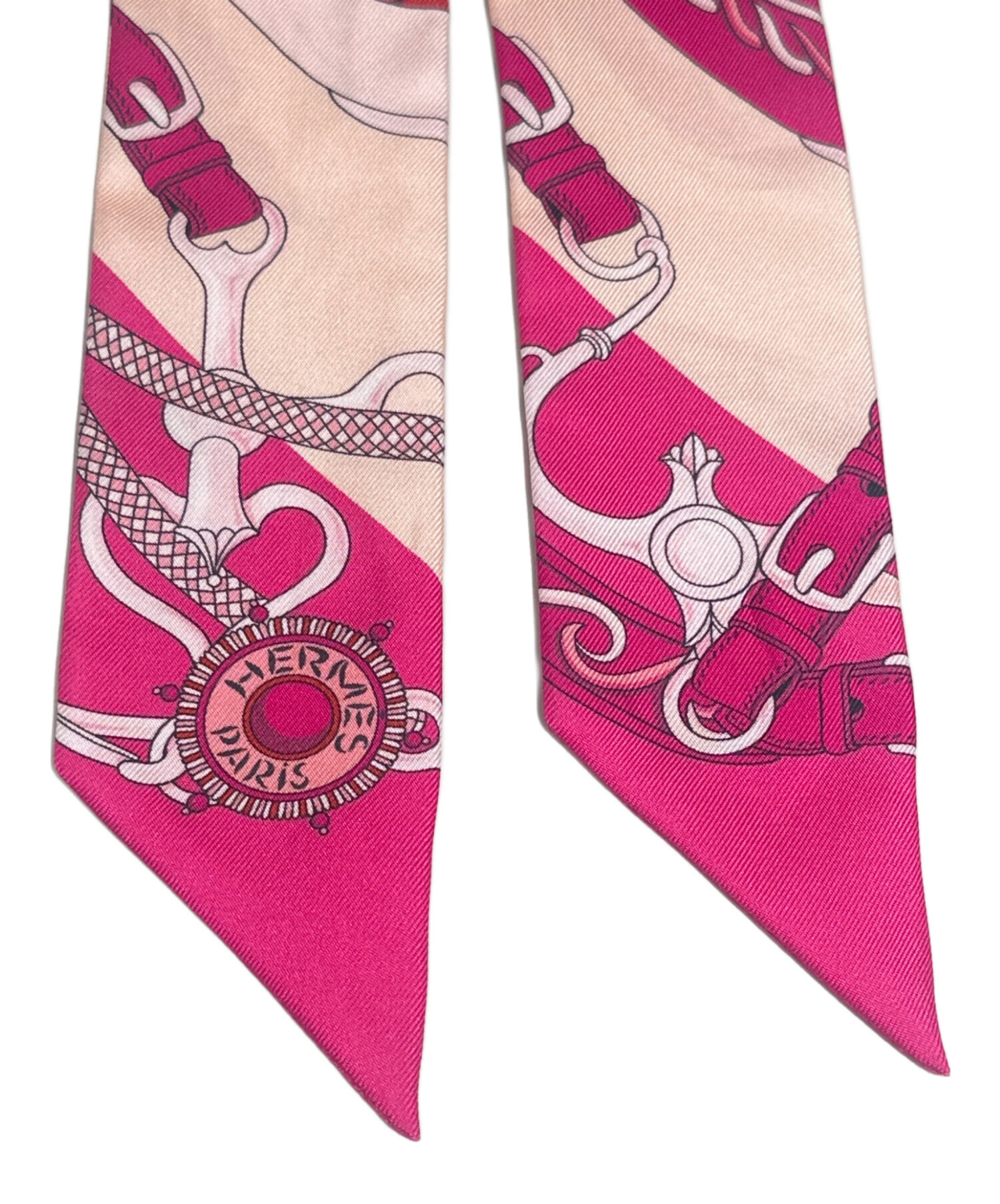 中古・古着通販】HERMES (エルメス) ツイリー ピンク｜ブランド・古着