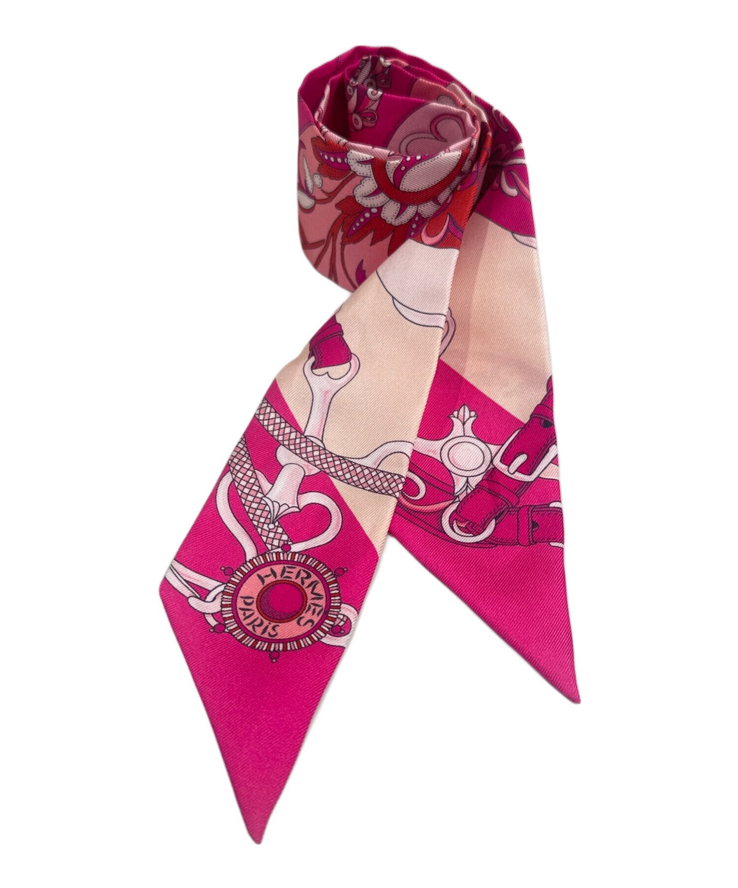 中古・古着通販】HERMES (エルメス) ツイリー ピンク｜ブランド・古着