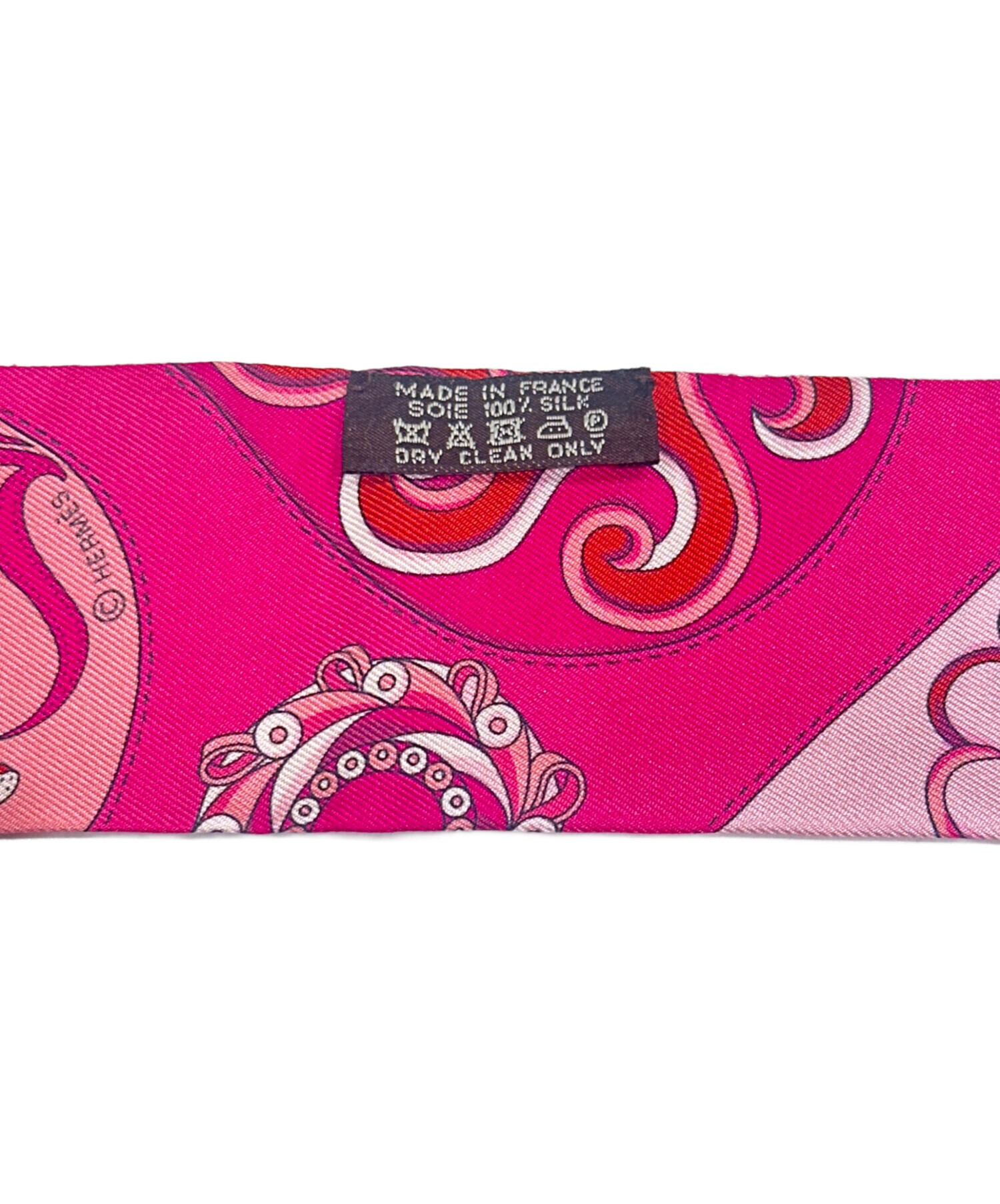 中古・古着通販】HERMES (エルメス) ツイリー ピンク｜ブランド・古着