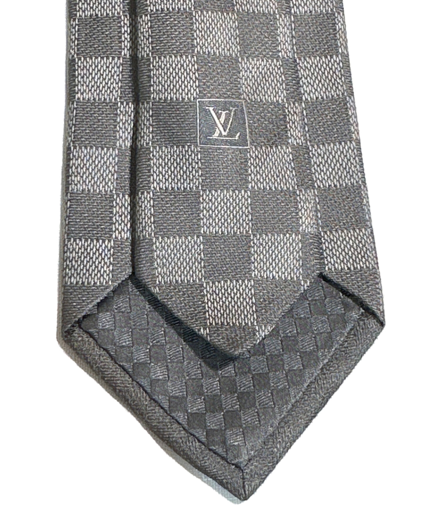 中古・古着通販】LOUIS VUITTON (ルイ ヴィトン) ダミエ総柄ネクタイ
