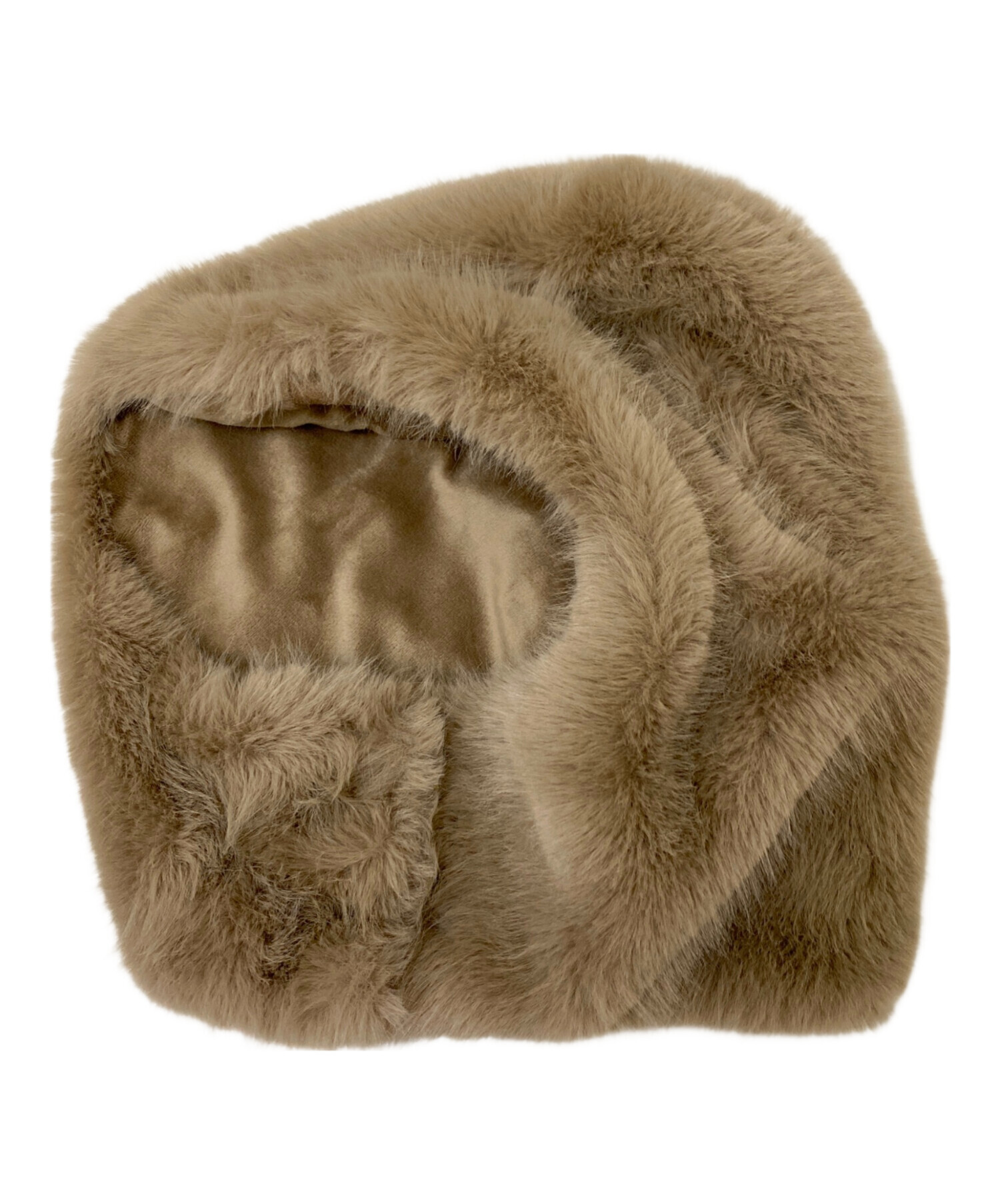 中古・古着通販】CELERI (セルリ) ファーバラクラバ ベージュ サイズ