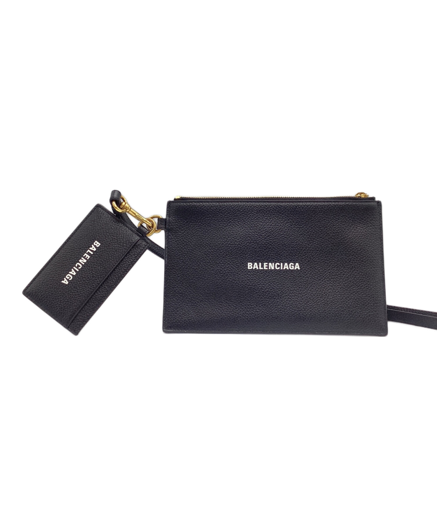 中古・古着通販】BALENCIAGA (バレンシアガ) カードケース ブラック