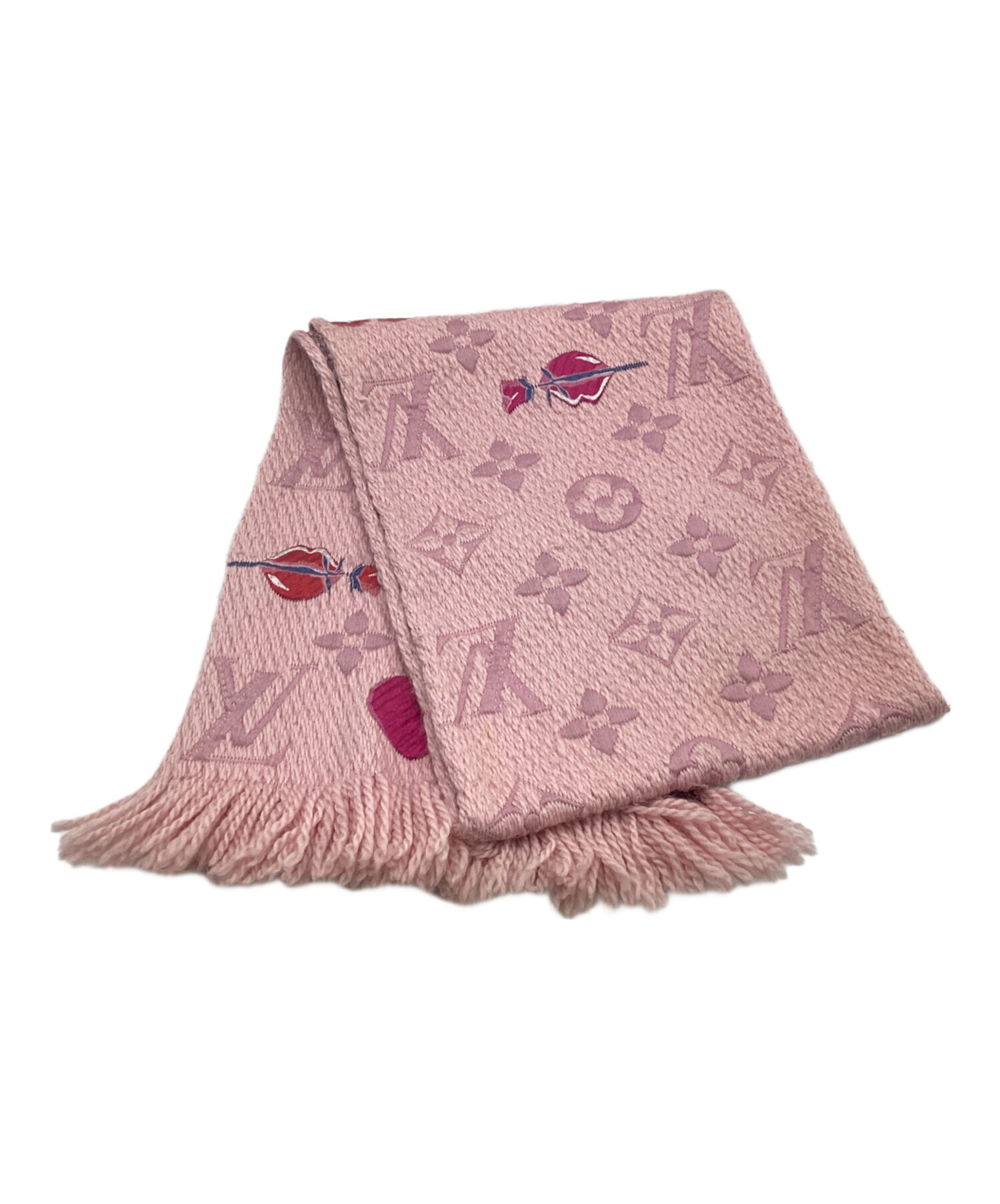 中古・古着通販】LOUIS VUITTON (ルイ ヴィトン) マフラー ピンク