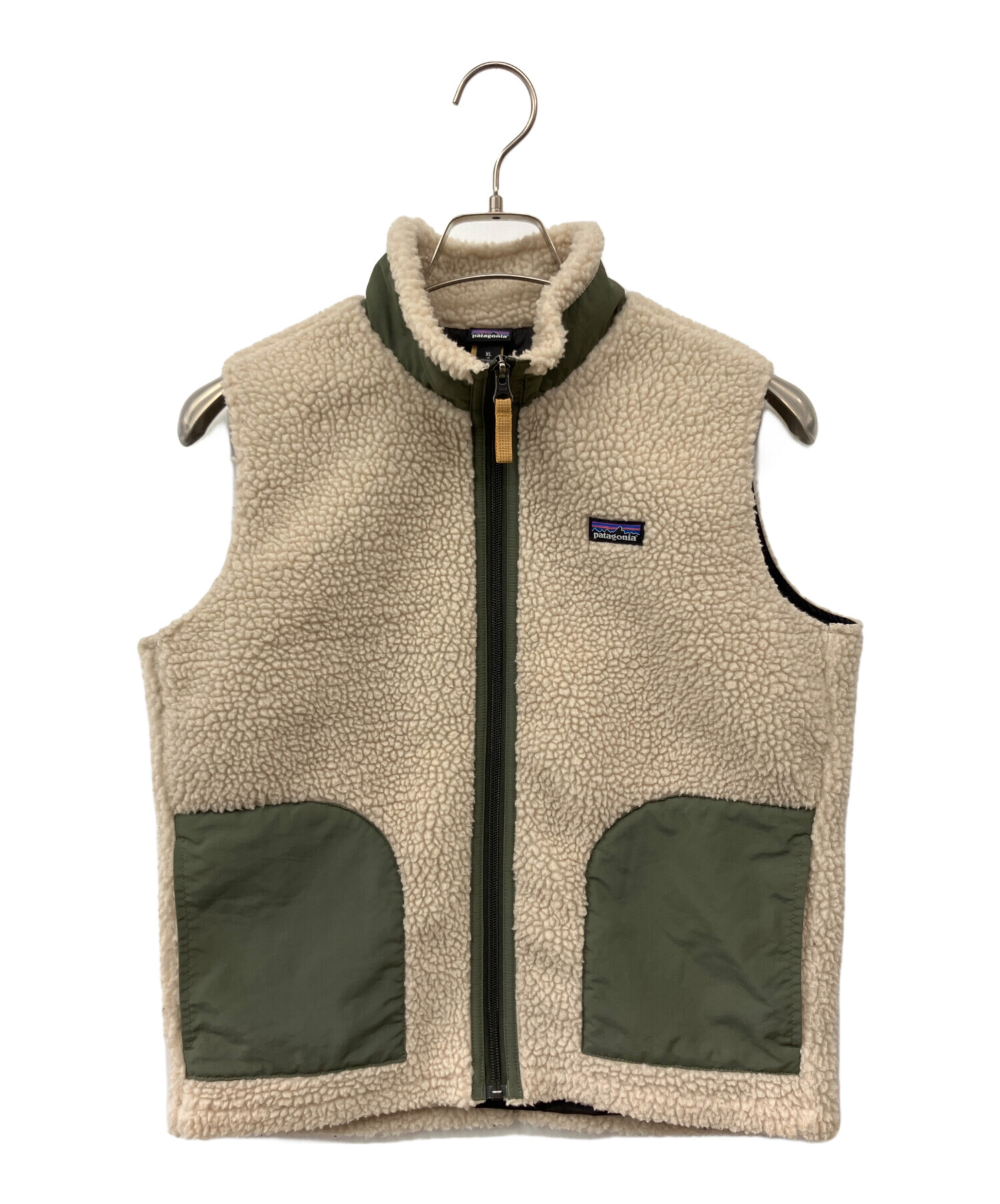 中古・古着通販】Patagonia (パタゴニア) フリースベスト ベージュ