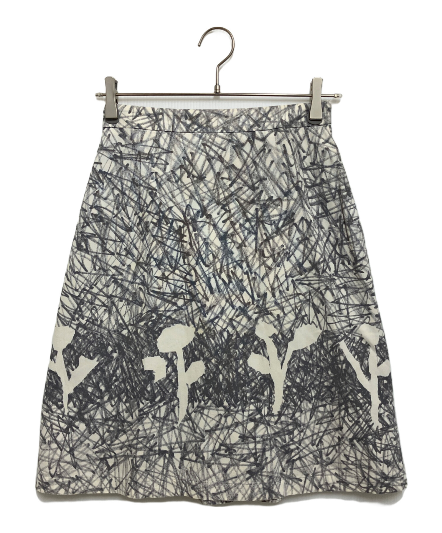 中古・古着通販】mina perhonen (ミナ ペルホネン) スカート グレー