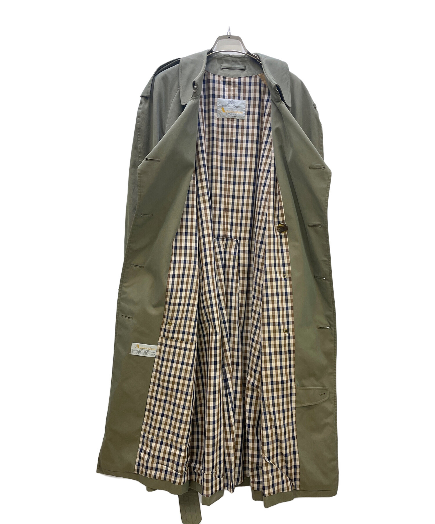 中古・古着通販】Aquascutum (アクアスキュータム) トレンチコート