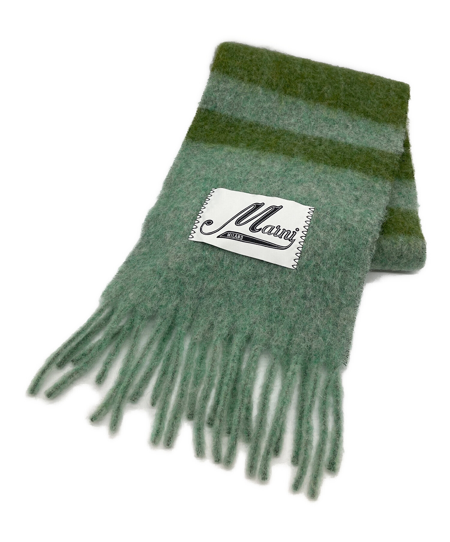 中古・古着通販】MARNI (マルニ) マフラー グリーン｜ブランド・古着