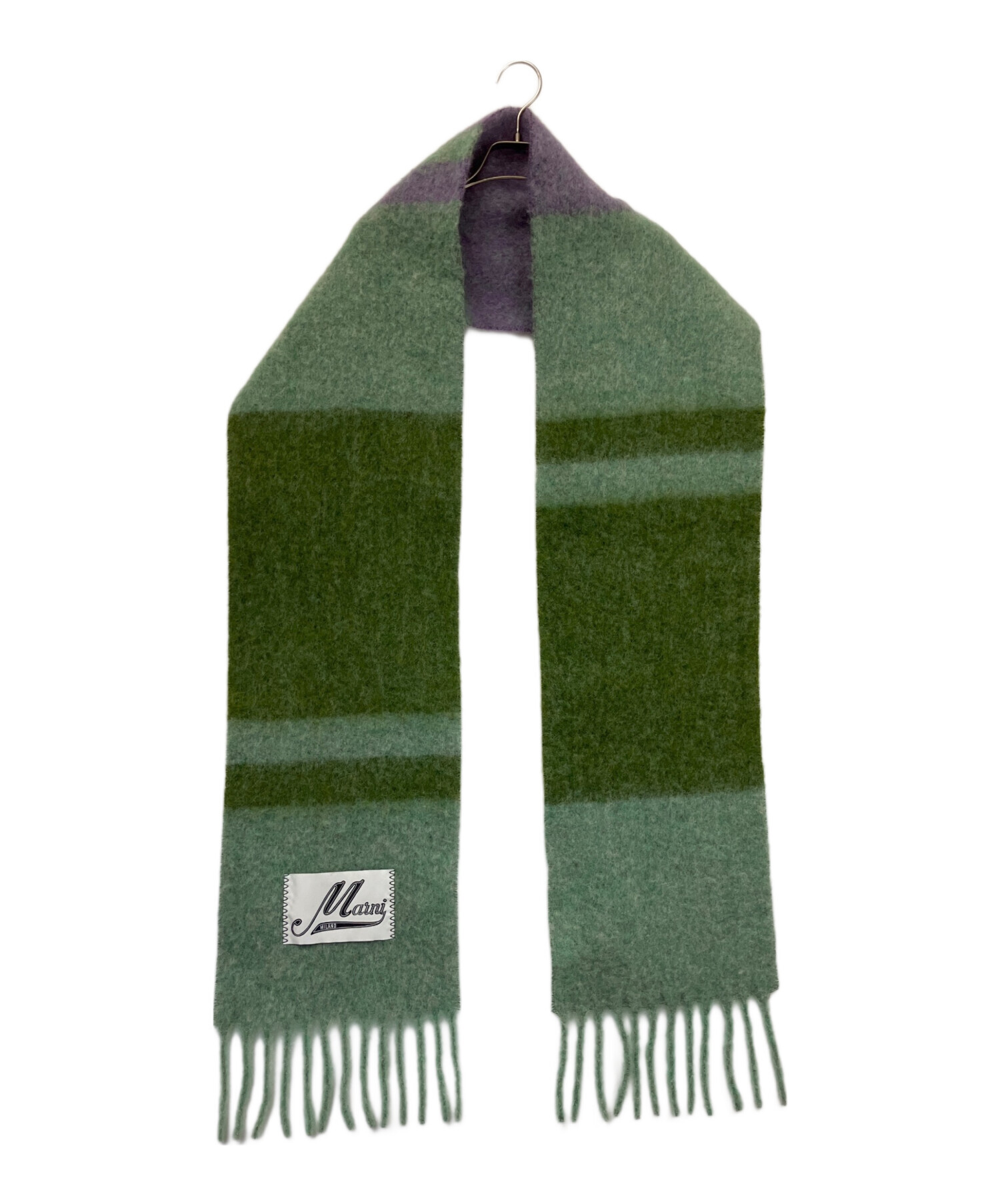 中古・古着通販】MARNI (マルニ) マフラー グリーン｜ブランド・古着