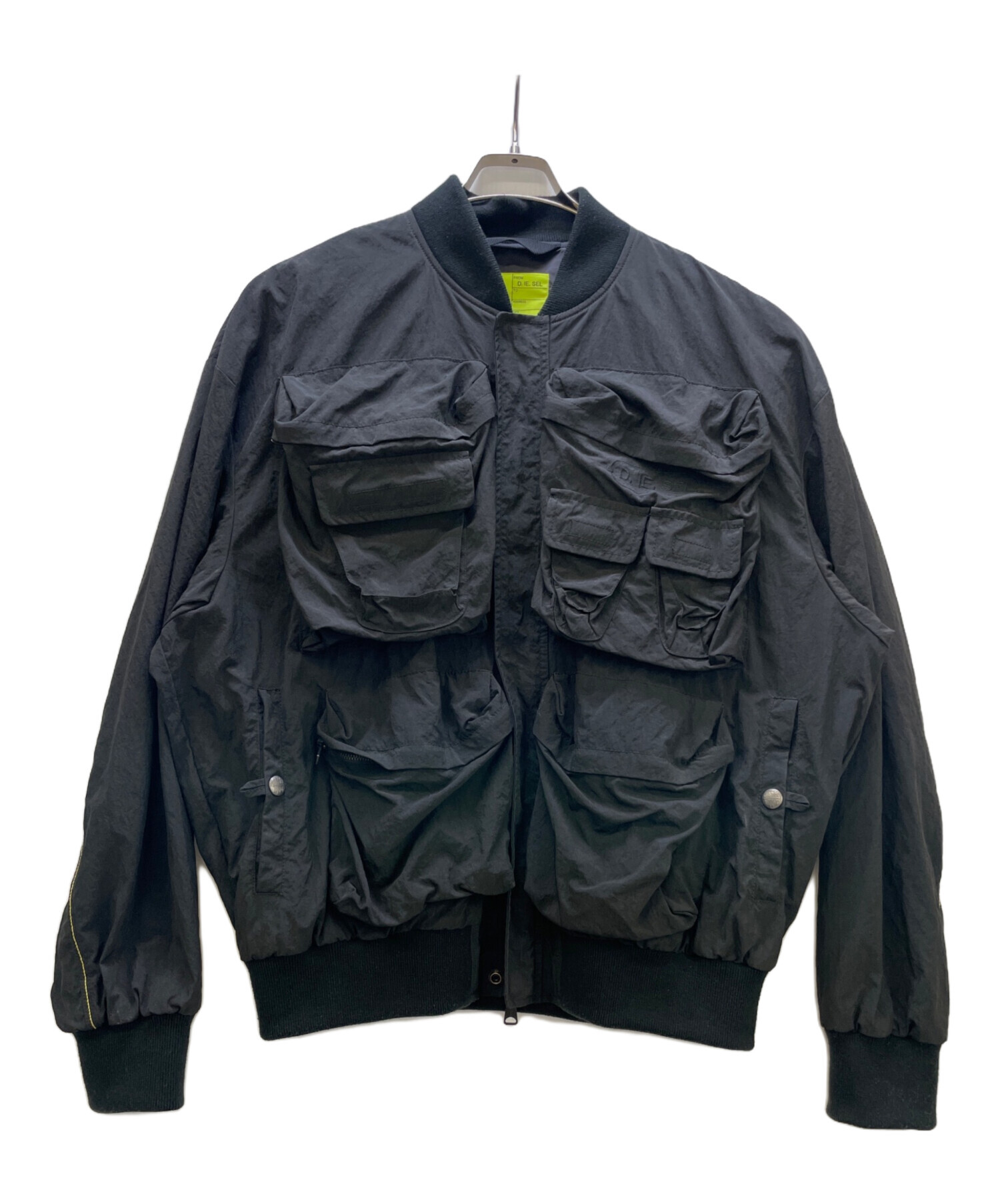 中古・古着通販】DIESEL (ディーゼル) ボンバージャケット ブラック