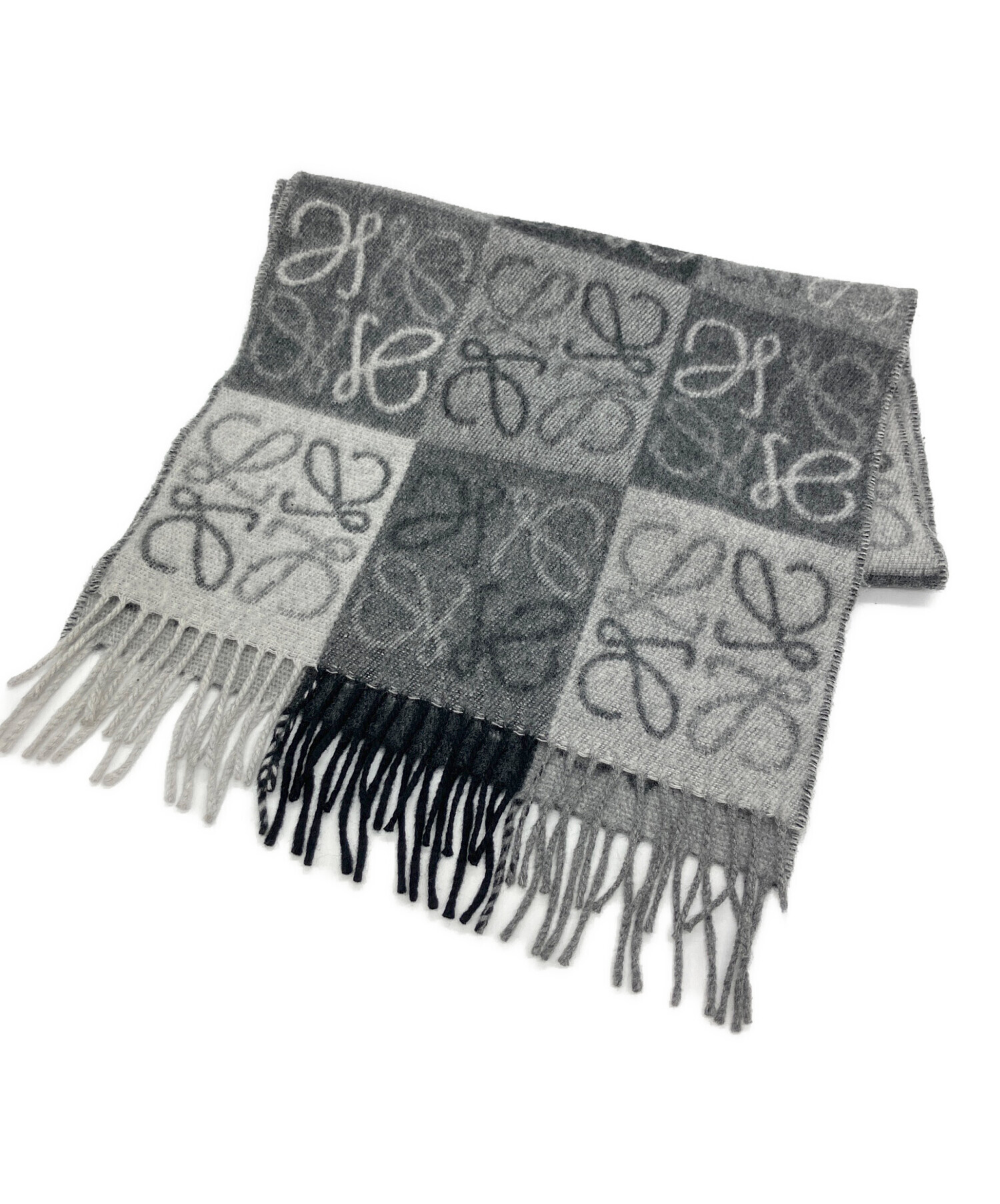 中古・古着通販】LOEWE (ロエベ) マフラー グレー｜ブランド・古着通販