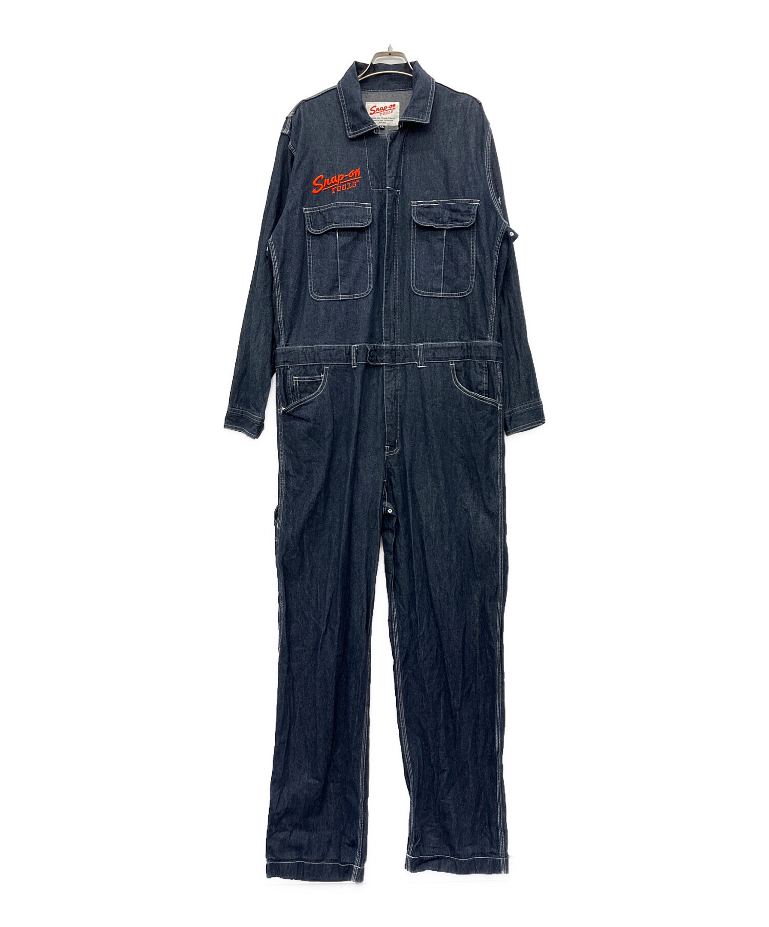 Snap-on ネイビーオーバーオール LLサイズ Snap-on オーバーオール LL