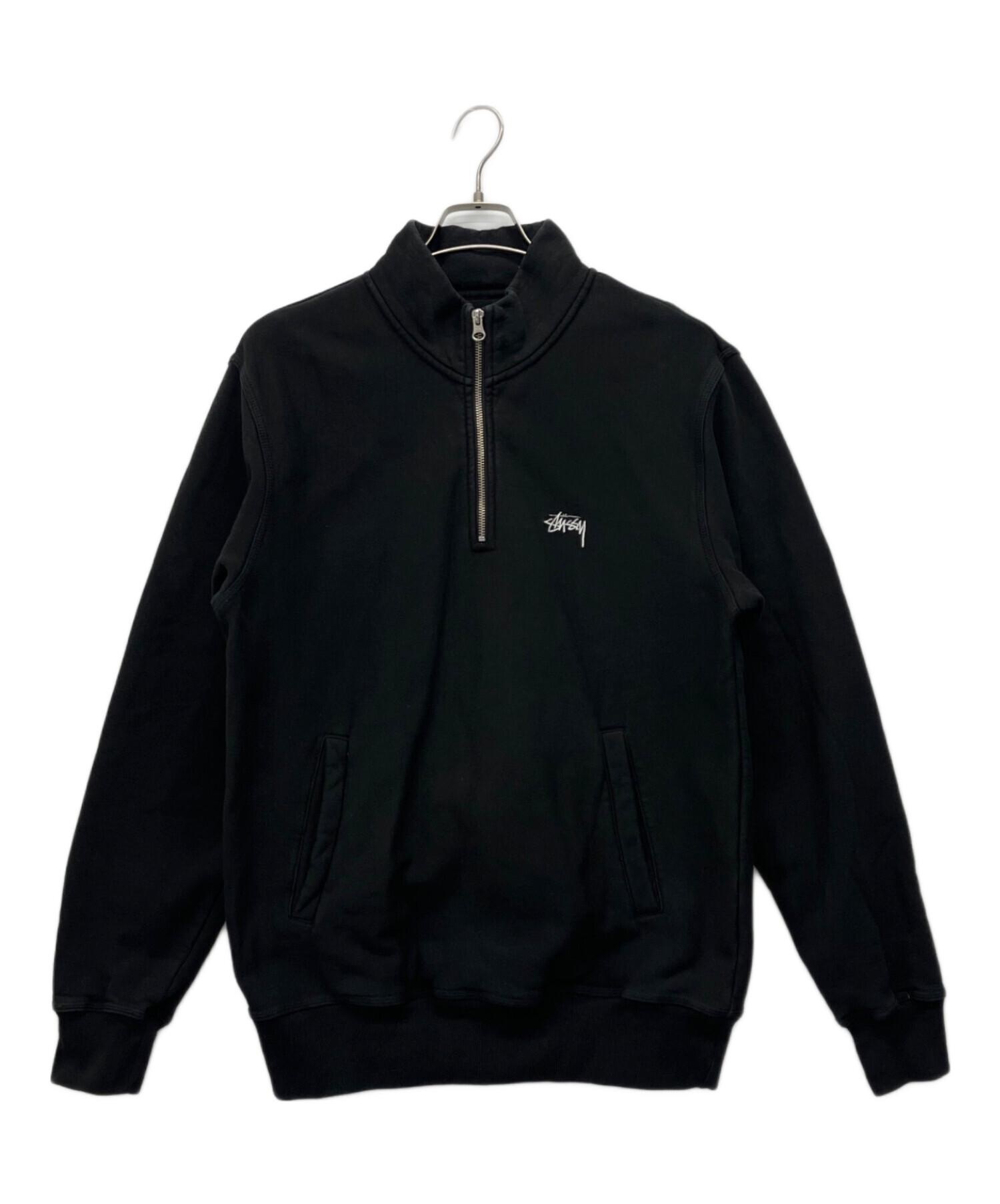 中古・古着通販】stussy (ステューシー) ハーフジップスウェット