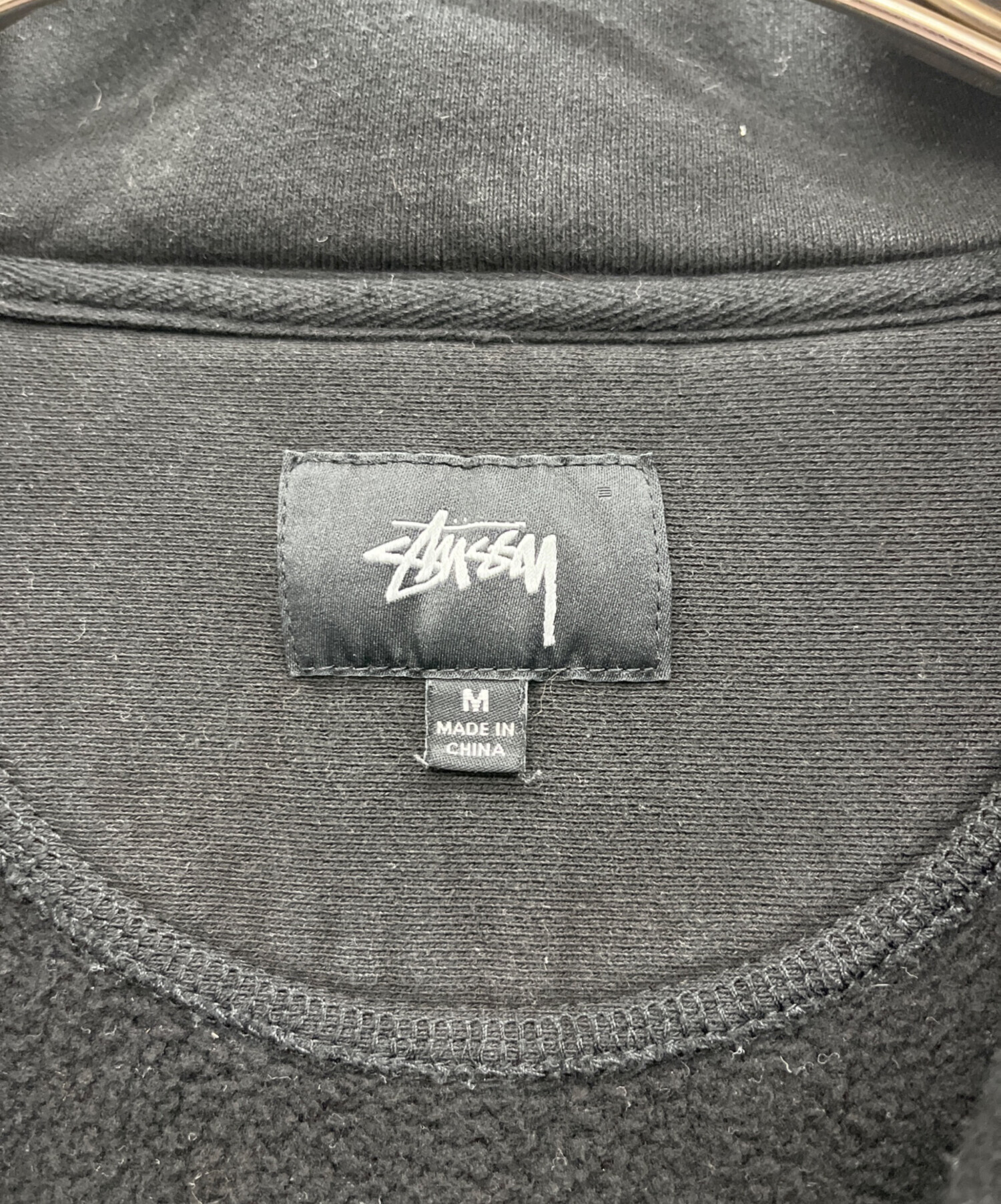 中古・古着通販】stussy (ステューシー) ハーフジップスウェット