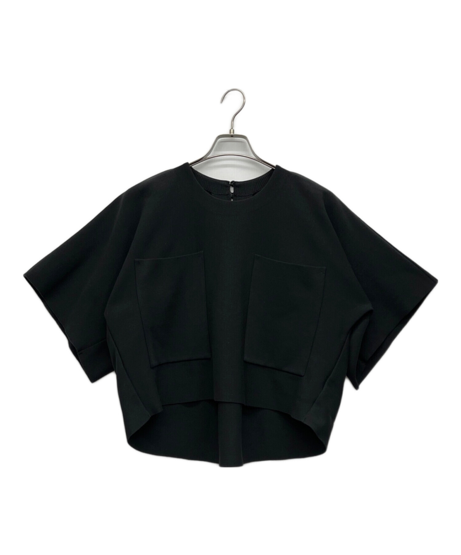 中古・古着通販】LOHEN (ローヘン) ミラノリブクロップドニット グレー