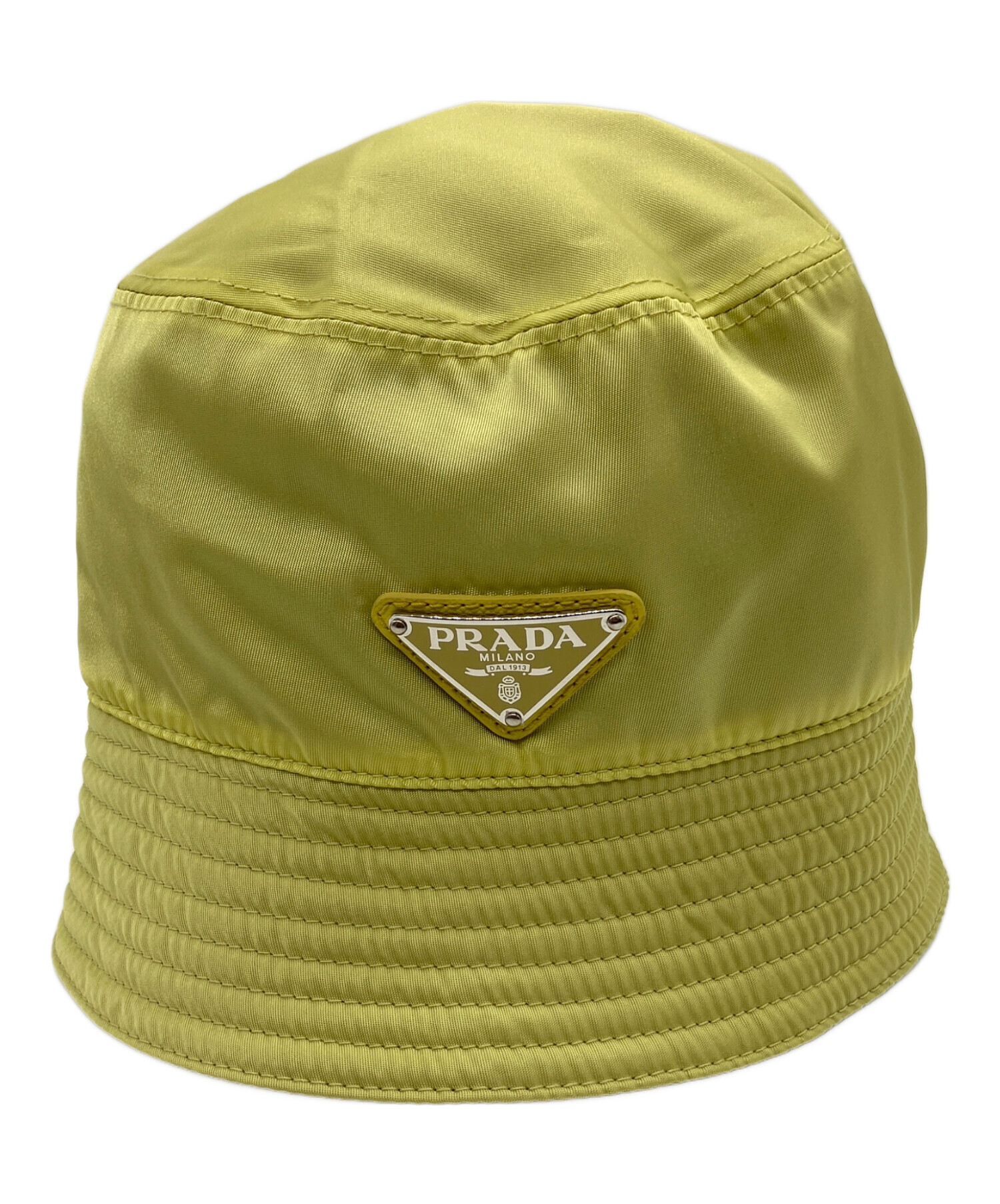 中古・古着通販】PRADA (プラダ) バケットハット イエロー｜ブランド