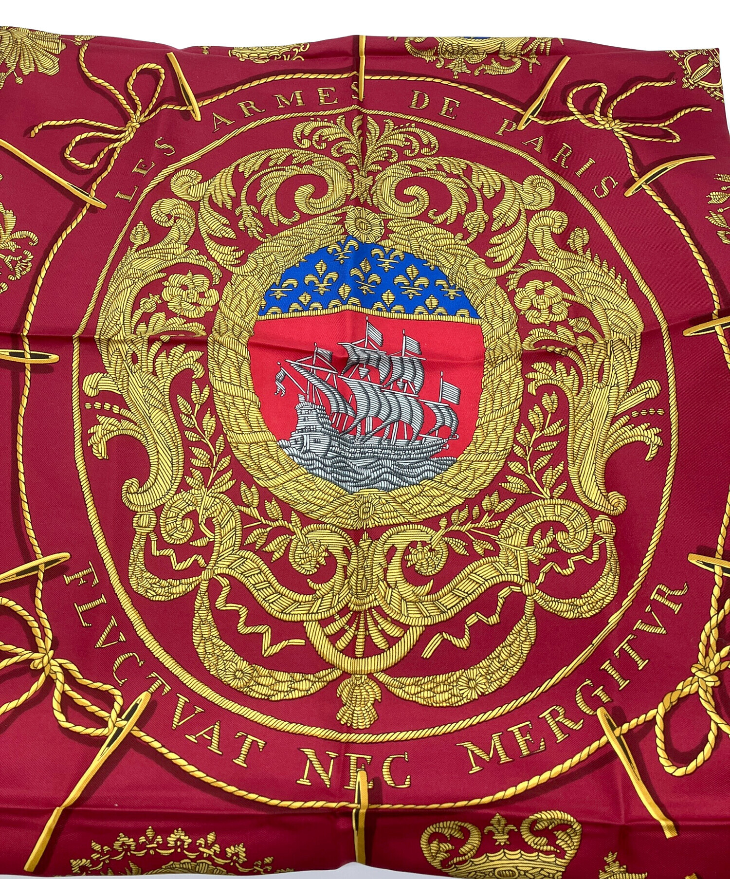 中古・古着通販】HERMES (エルメス) シルクスカーフ カレ90 パリの紋章