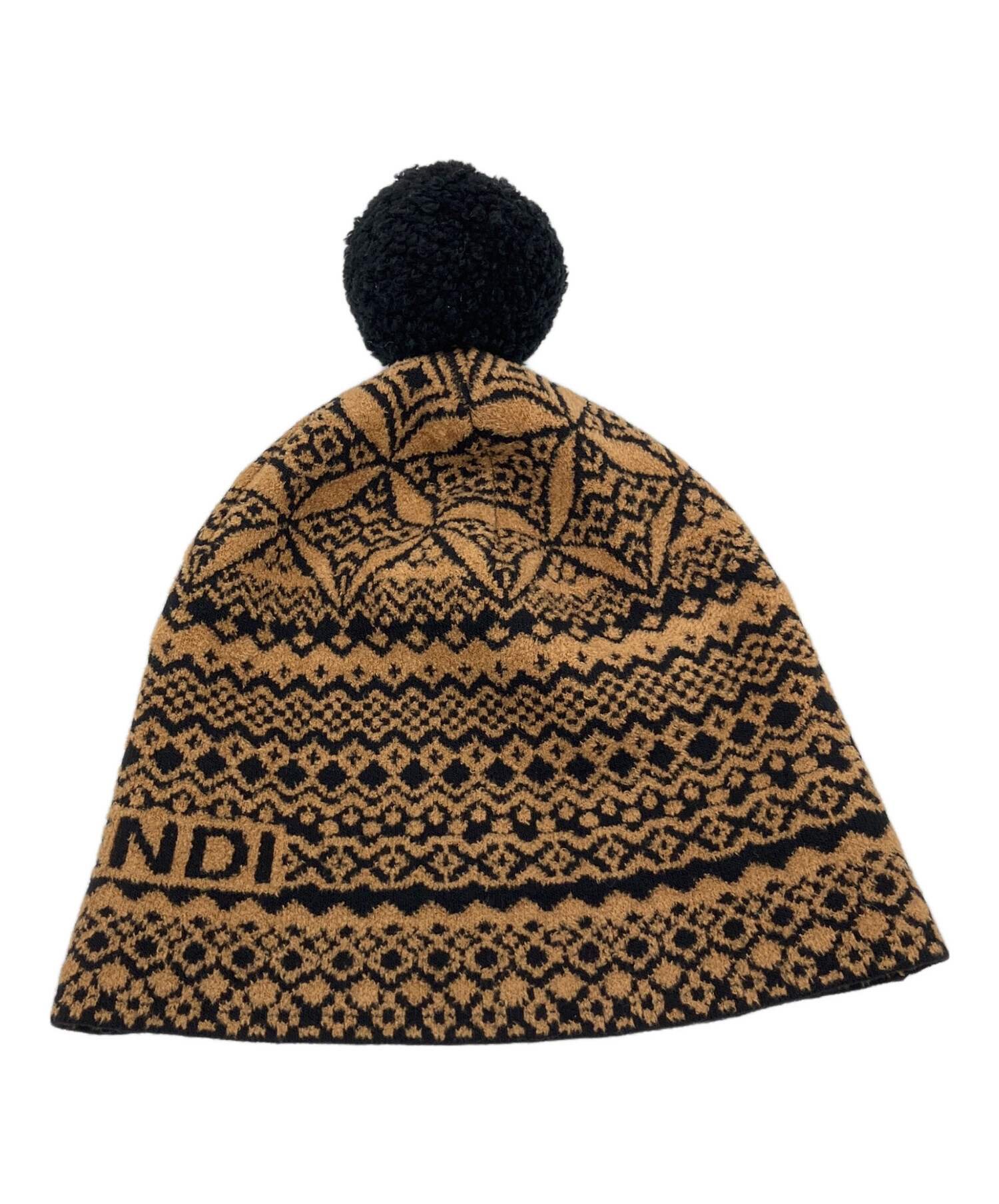 中古・古着通販】FENDI (フェンディ) ニットキャップ ブラウン