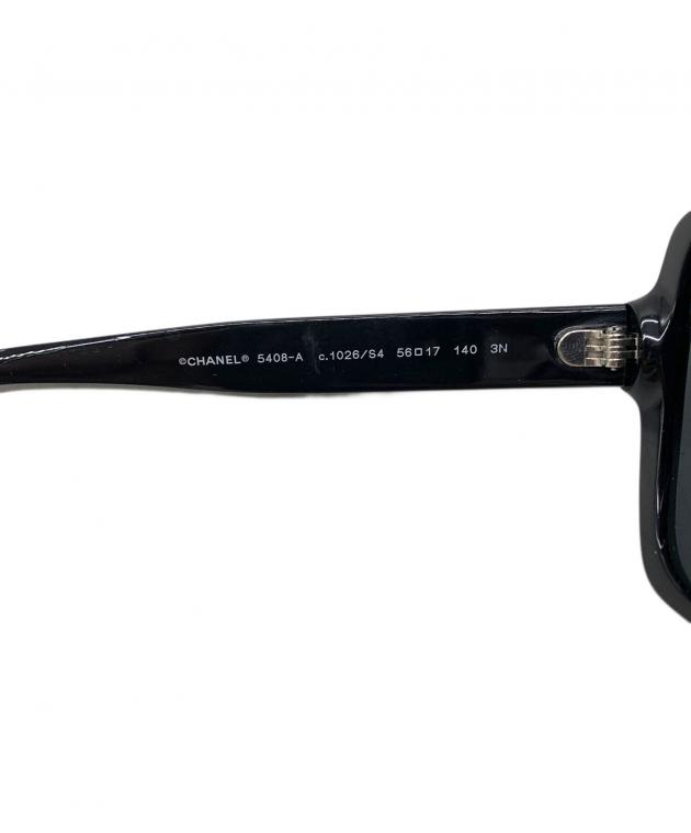 中古・古着通販】CHANEL (シャネル) サングラス ブラック サイズ:56