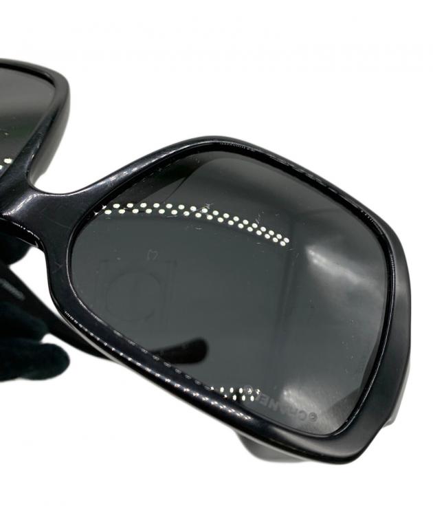 中古・古着通販】CHANEL (シャネル) サングラス ブラック サイズ:56