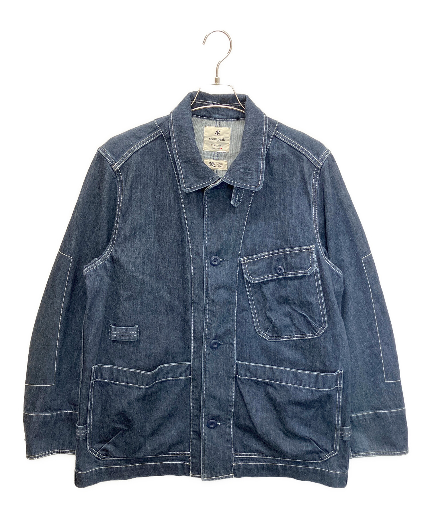 中古・古着通販】Snow peak (スノーピーク) JK-19SU103 インディゴ焚火