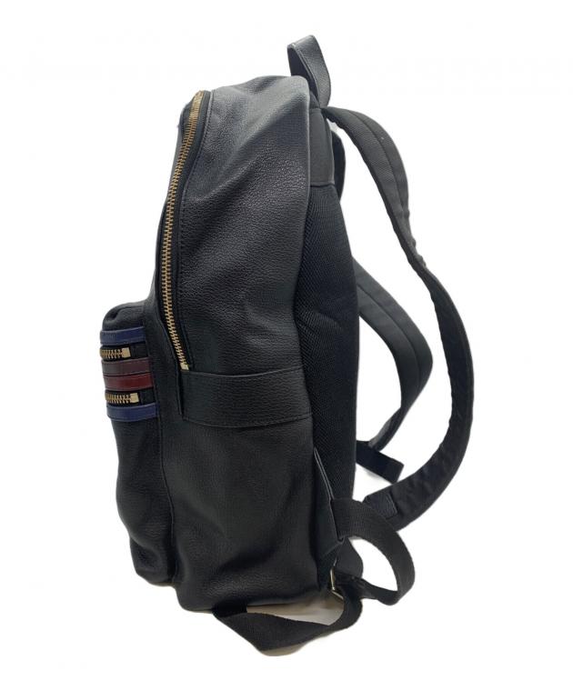 中古・古着通販】PAUL SMITH (ポールスミス) レザーリュック ブラック