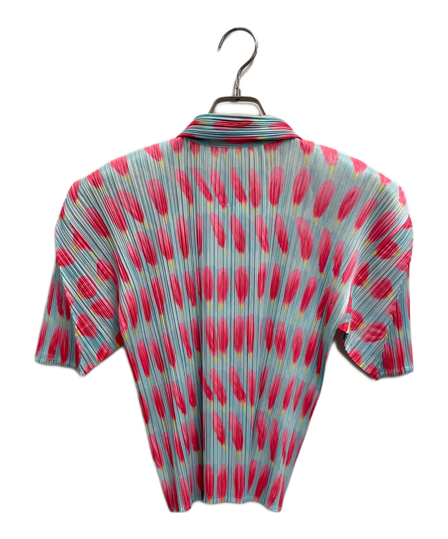 中古・古着通販】PLEATS PLEASE (プリーツプリーズ) 半袖シャツ ブルー