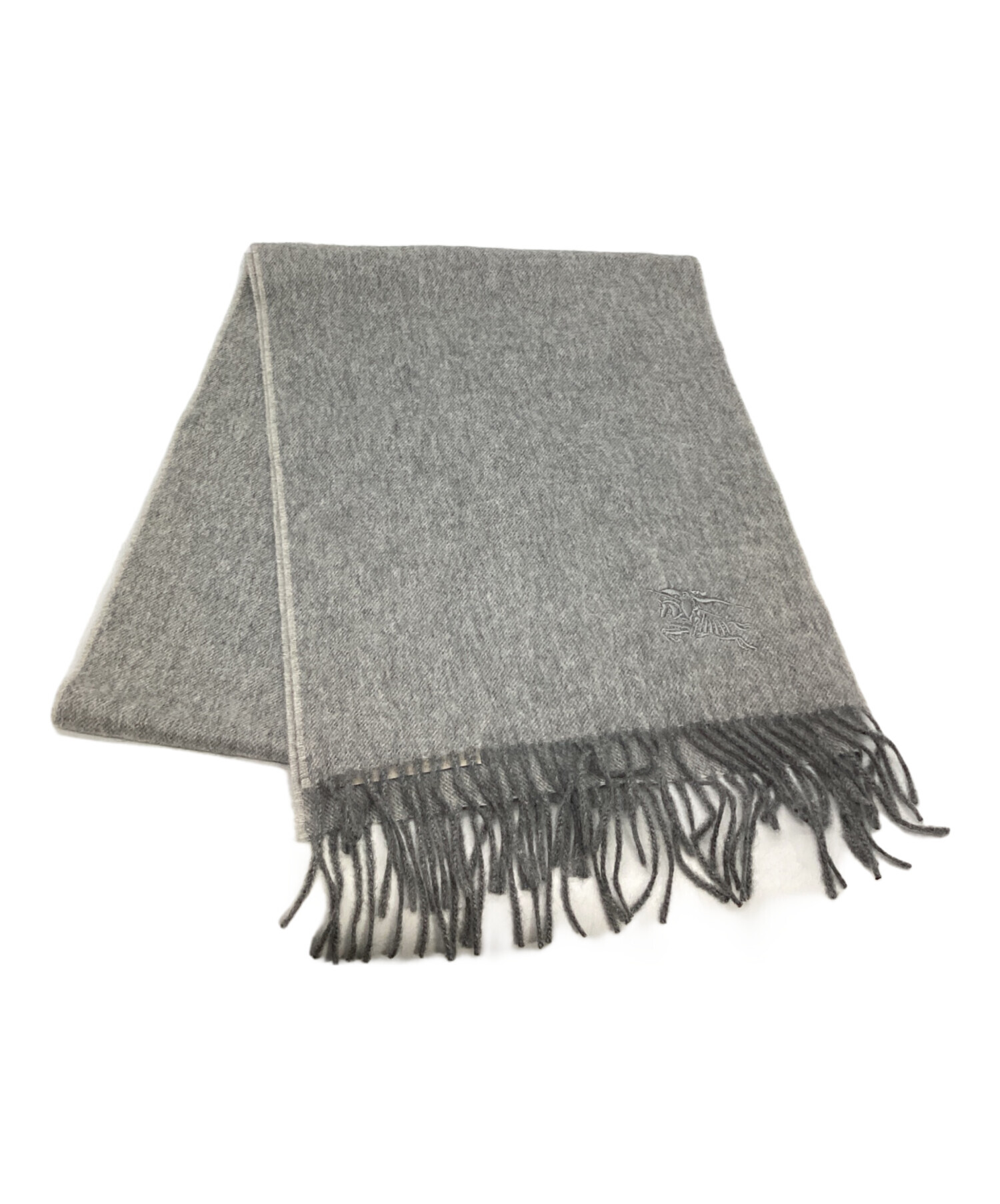 中古・古着通販】BURBERRY (バーバリー) マフラー グレー｜ブランド