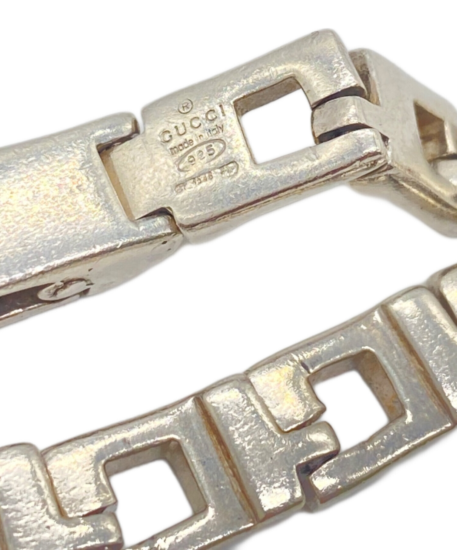 中古・古着通販】GUCCI (グッチ) チェーンブレスレット シルバー