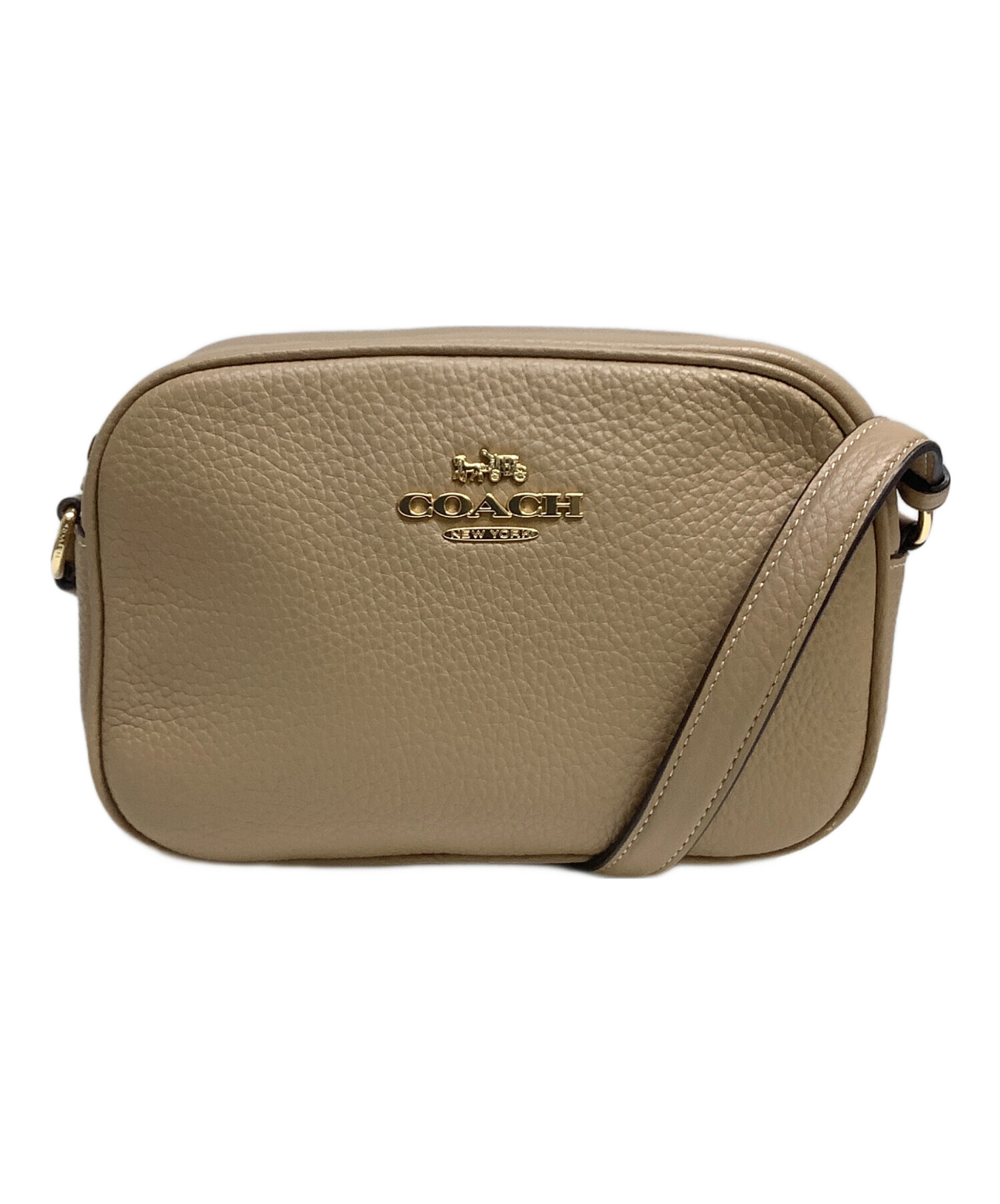 中古・古着通販】COACH (コーチ) ショルダーバッグ ベージュ｜ブランド