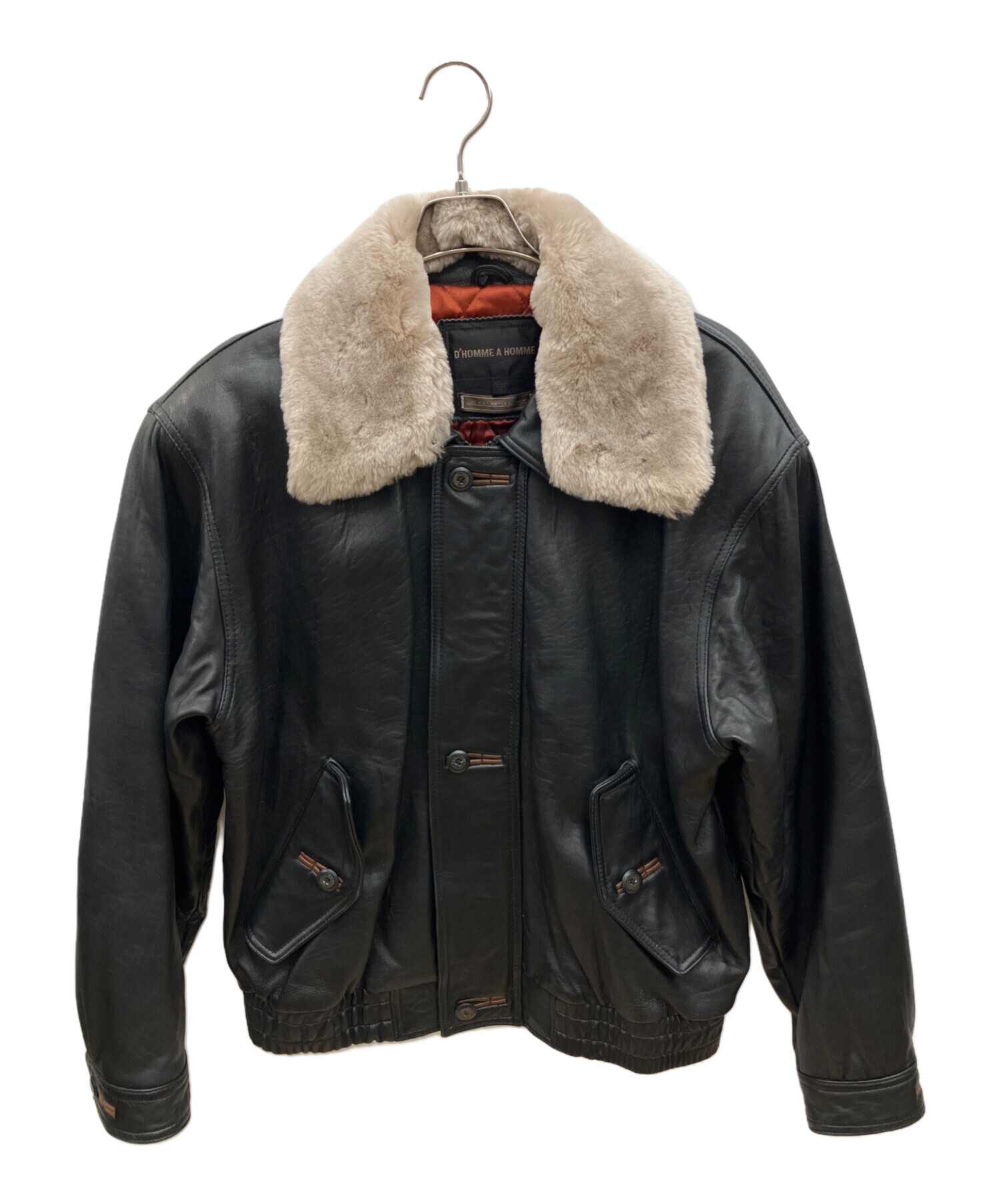 中古・古着通販】D'HOMME A HOMME (ドムアオム) レザージャケット