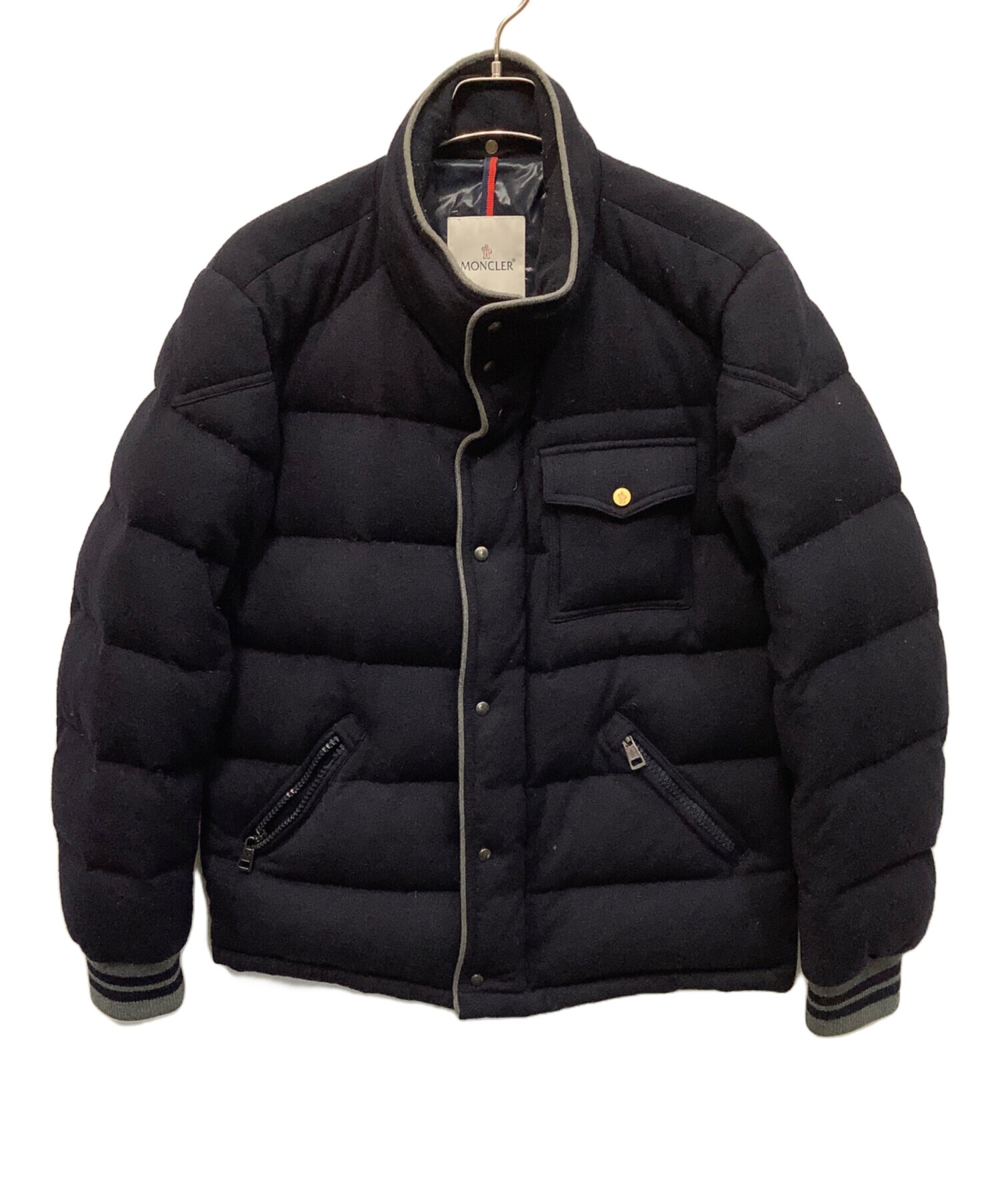 中古・古着通販】MONCLER (モンクレール) ダウンジャケット ネイビー