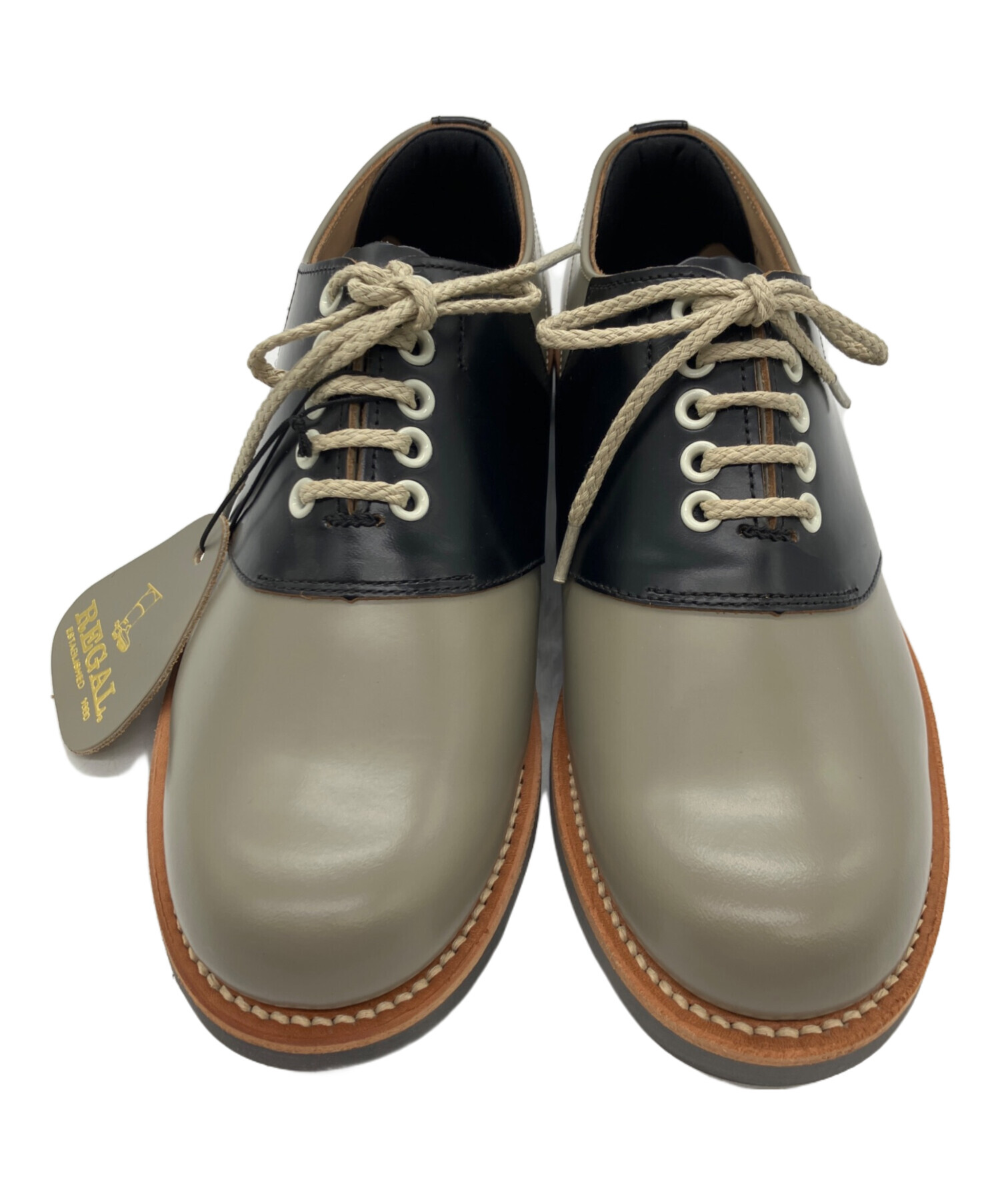 中古・古着通販】REGAL (リーガル) サドルシューズ グレー×ブラック