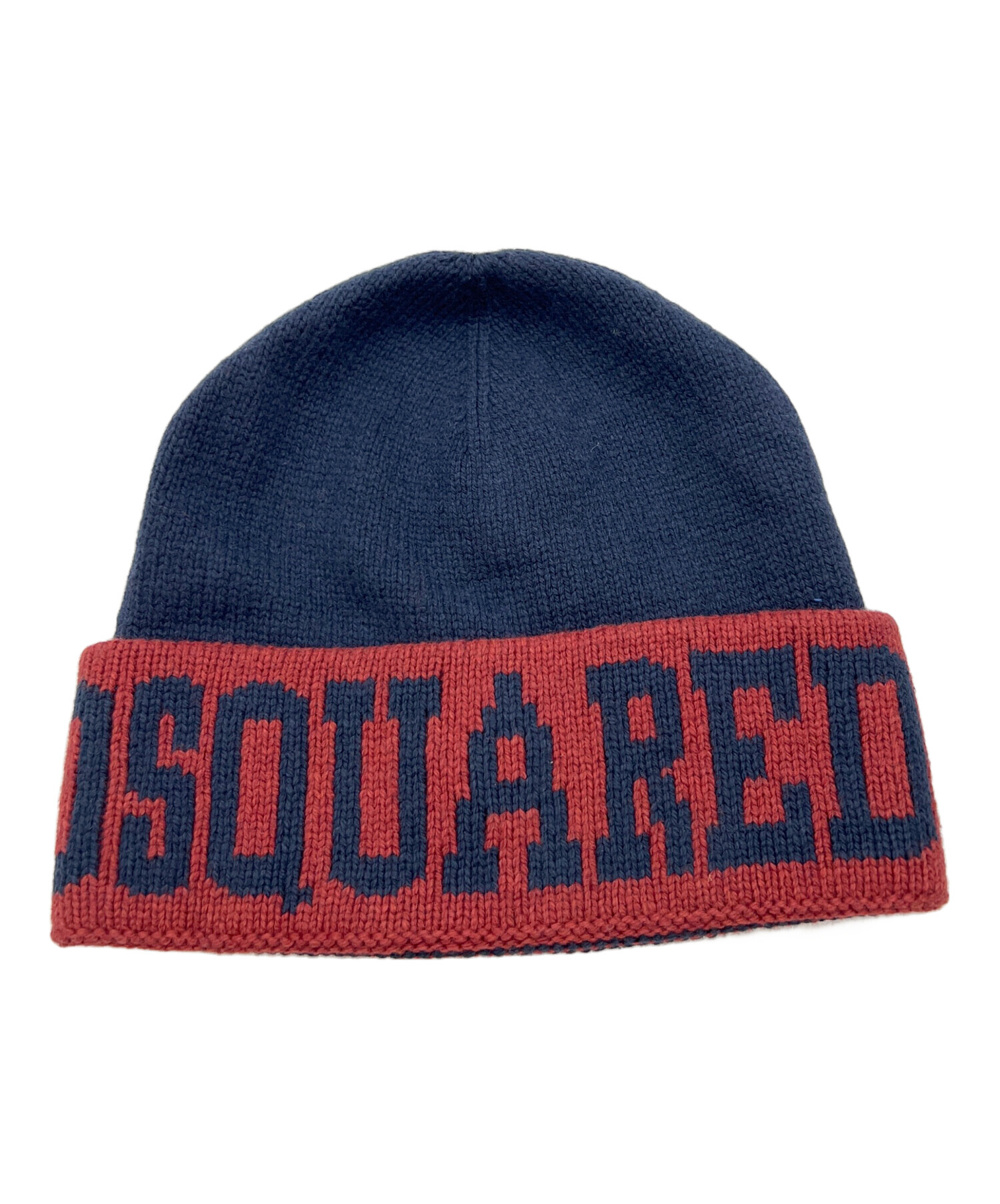 中古・古着通販】DSQUARED2 (ディースクエアード) ニット帽 ネイビー