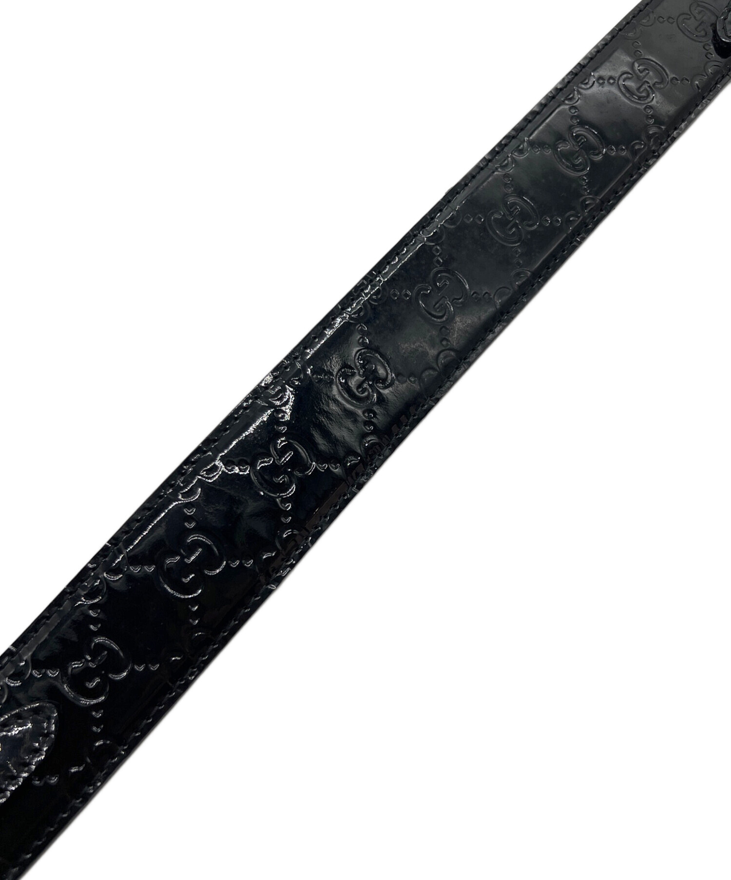 中古・古着通販】GUCCI (グッチ) ホースビットベルト ブラック