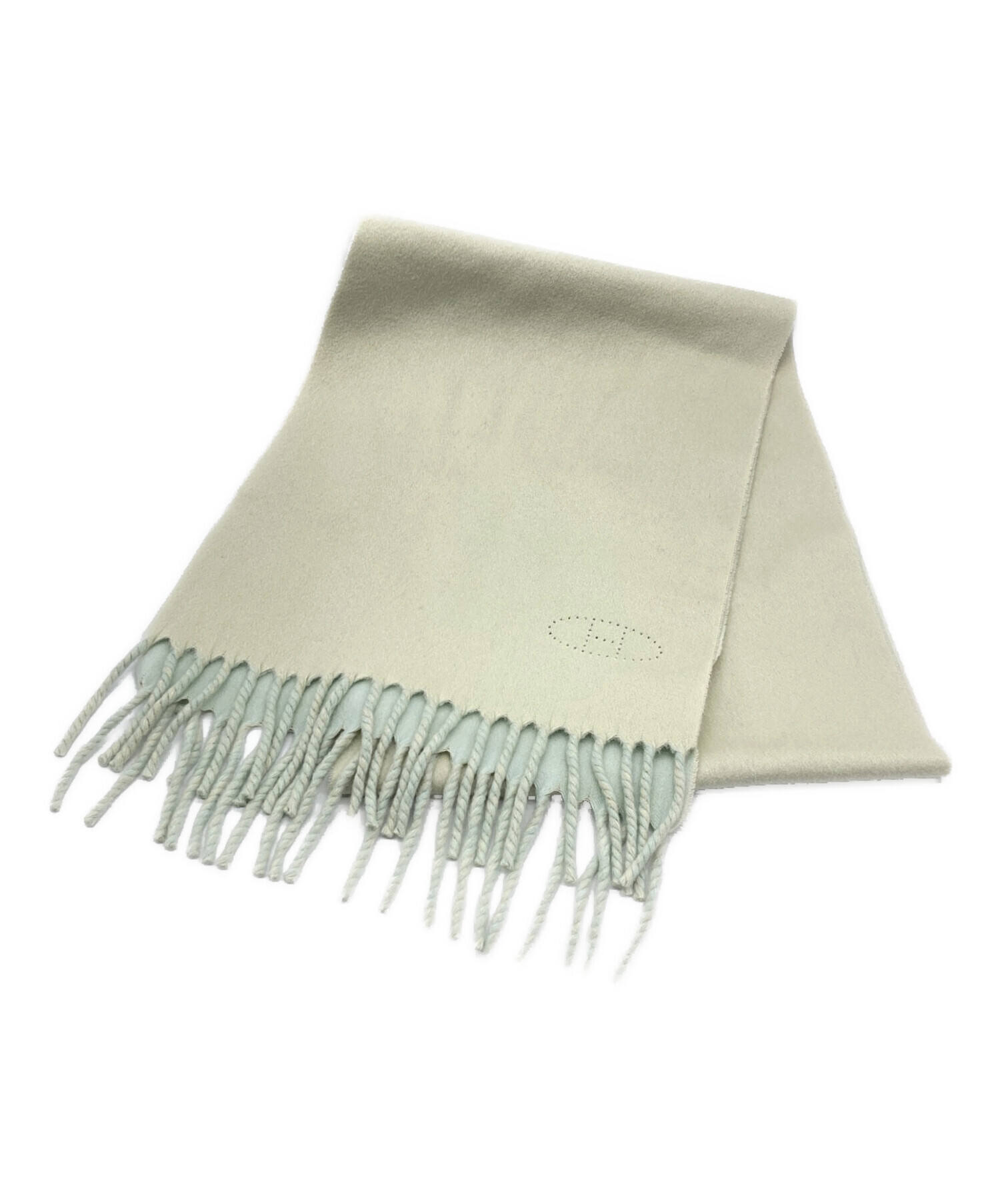 中古・古着通販】HERMES (エルメス) マフラー ミントグリーン