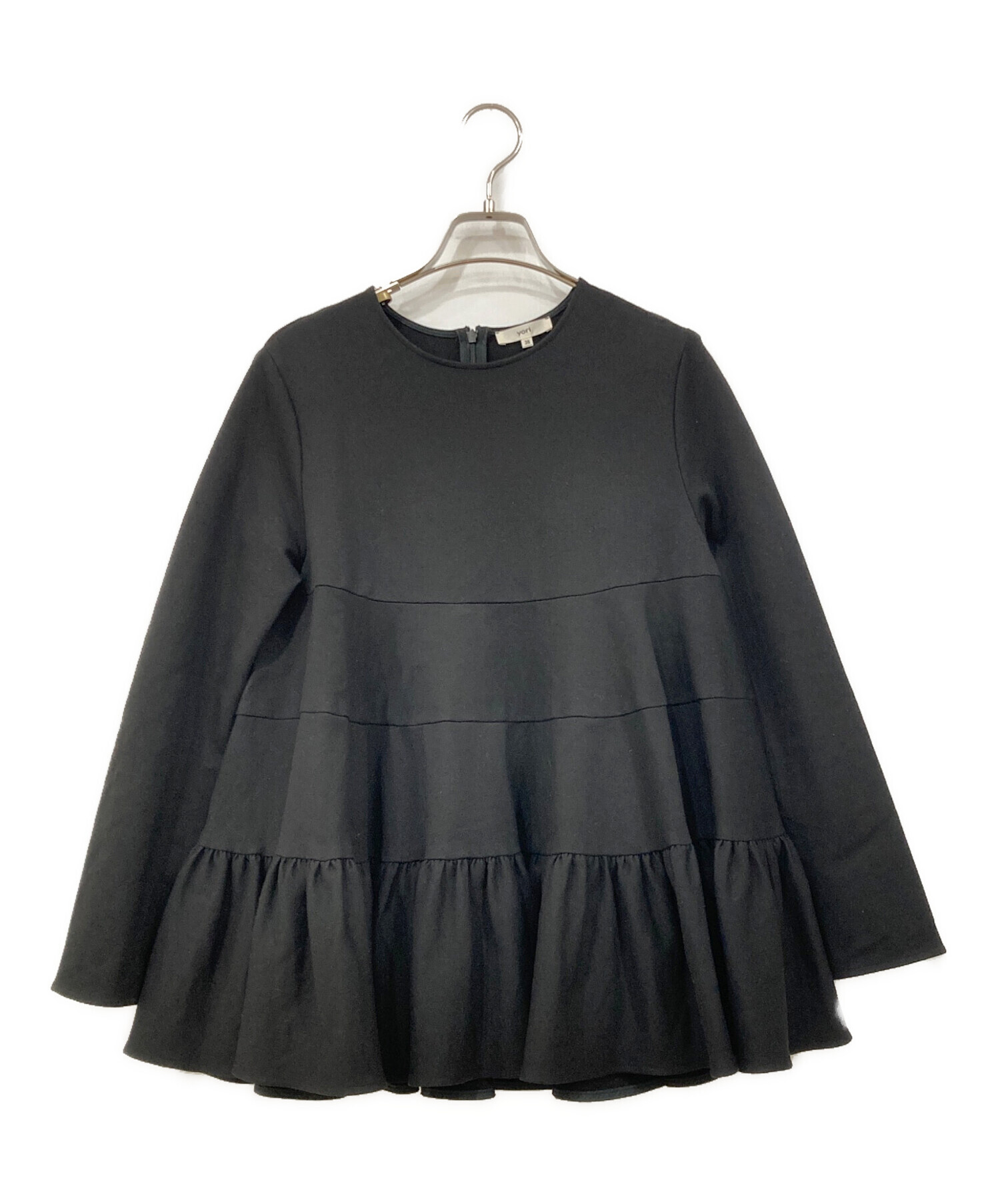 中古・古着通販】YORI (ヨリ) ぬくぬくティアードフリルブラウス