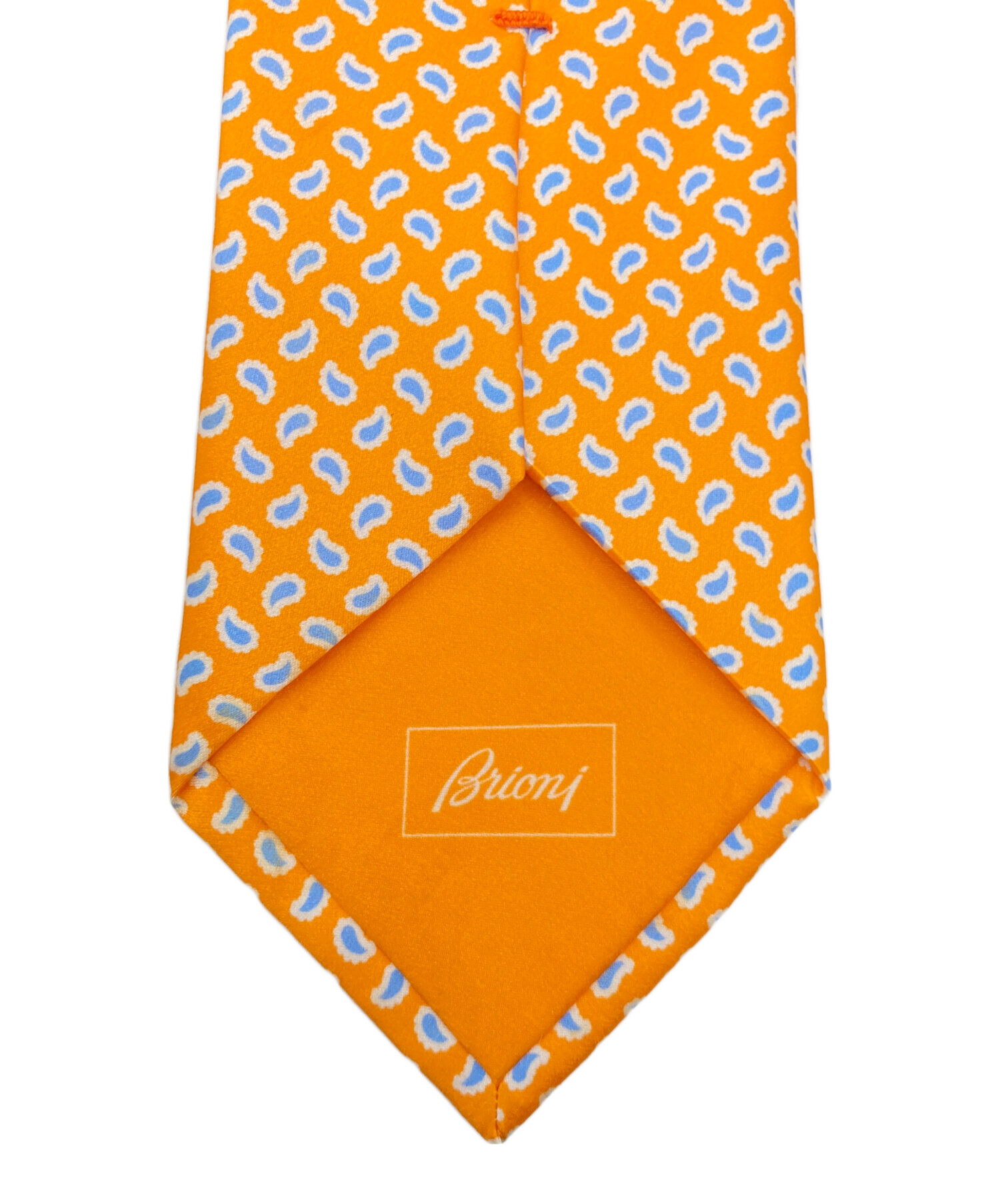 中古・古着通販】BRIONI (ブリオーニ) ネクタイ オレンジ サイズ:記載