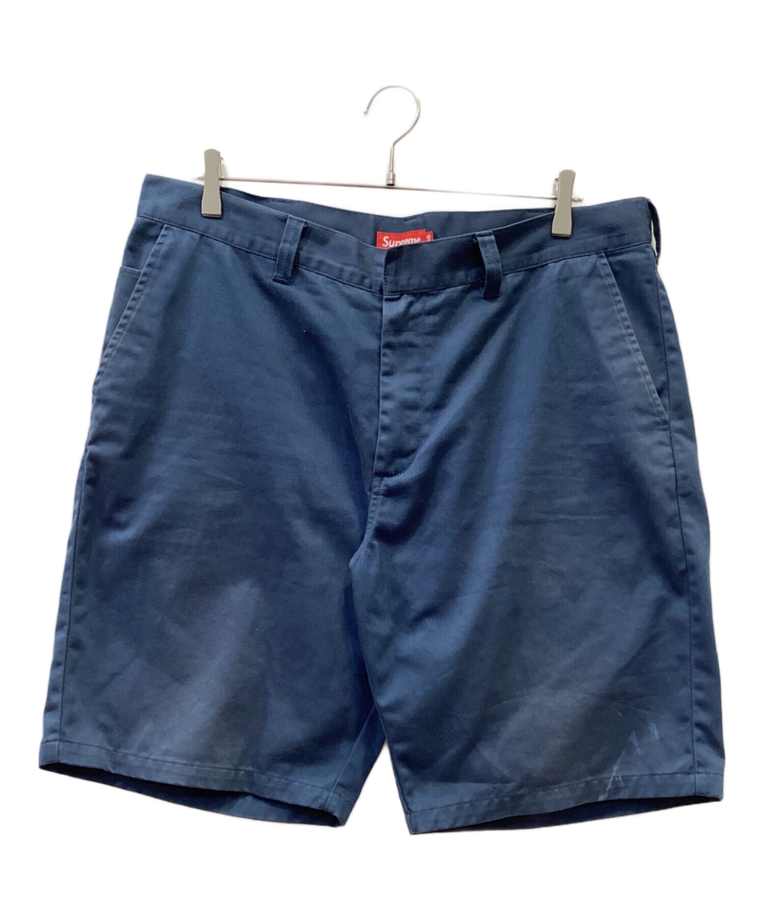 中古・古着通販】SUPREME (シュプリーム) ハーフパンツ ネイビー