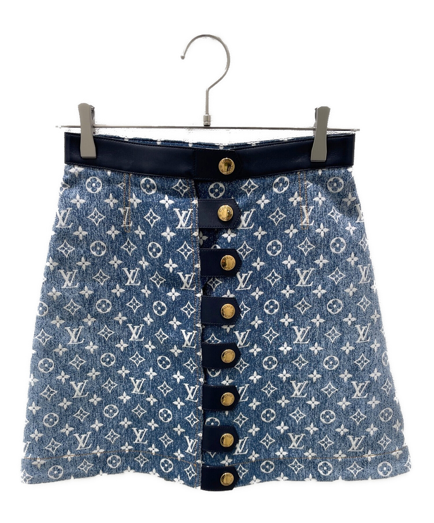 中古・古着通販】LOUIS VUITTON (ルイ ヴィトン) モノグラムデニムミニ