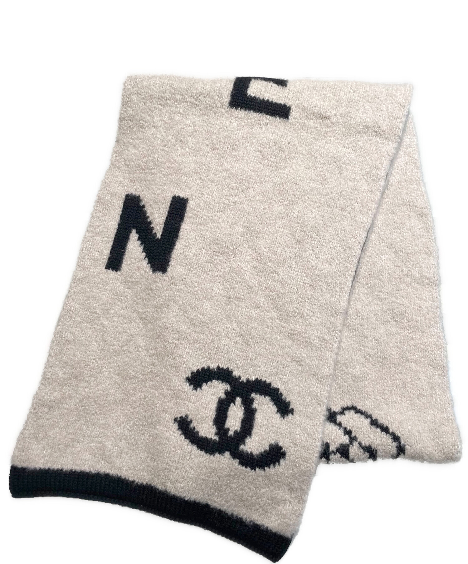 中古・古着通販】CHANEL (シャネル) ココマーク ロゴ マフラー