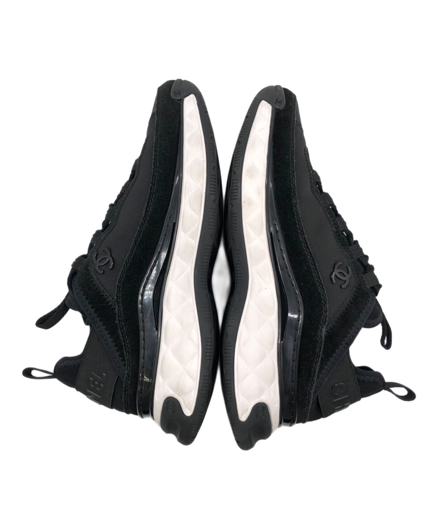 中古・古着通販】CHANEL (シャネル) スニーカー ブラック サイズ:39