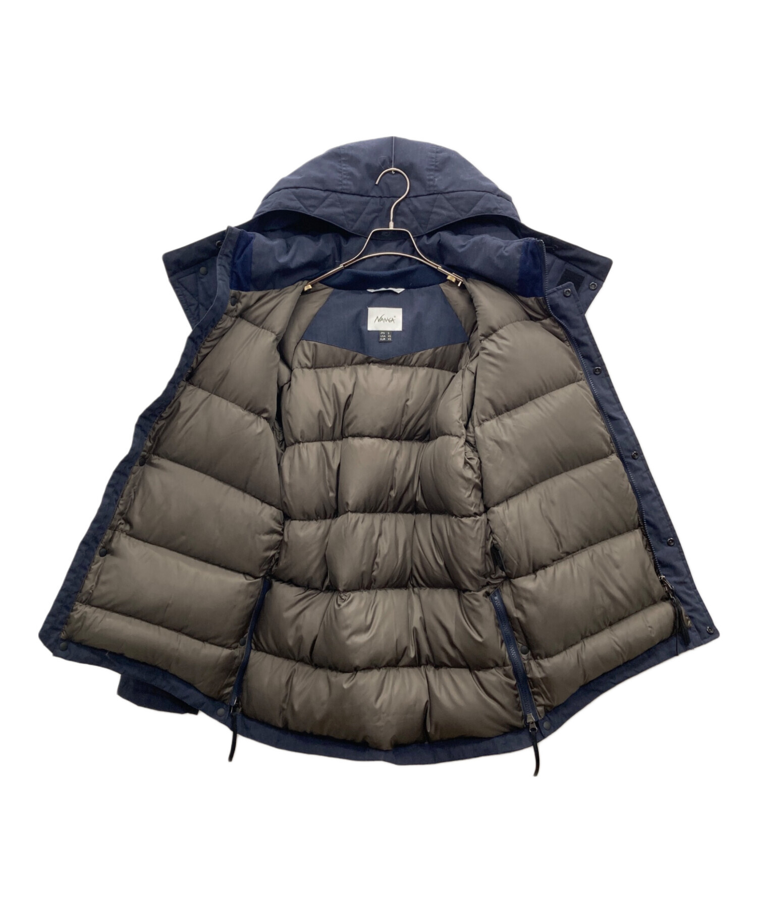 中古・古着通販】NANGA (ナンガ) ダウンジャケット ネイビー サイズ:S