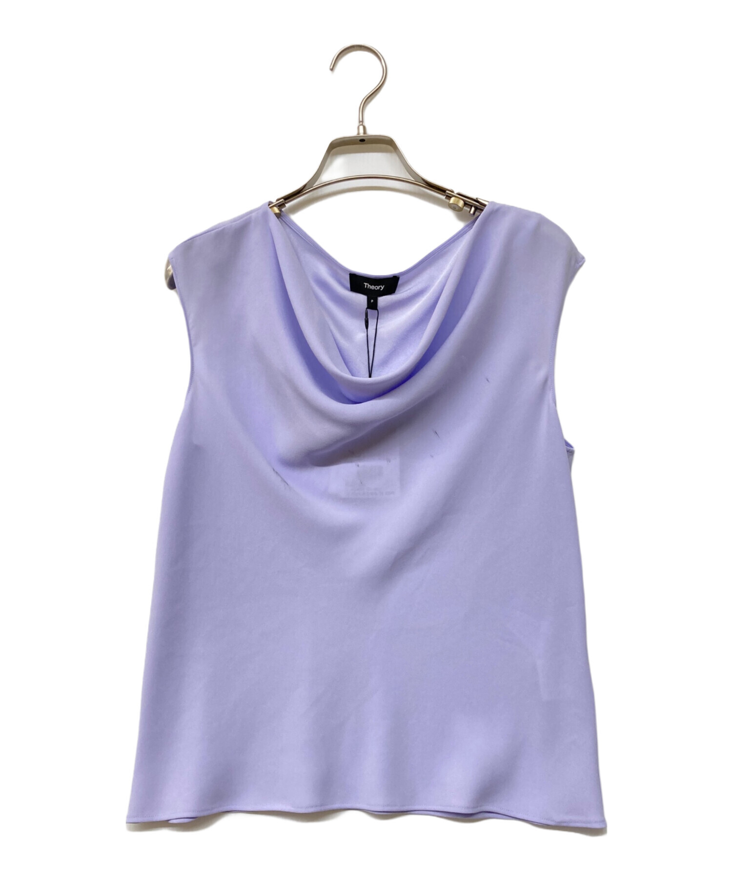 中古・古着通販】theory (セオリー) 24SS POWDER CREPE SS COWL TOP