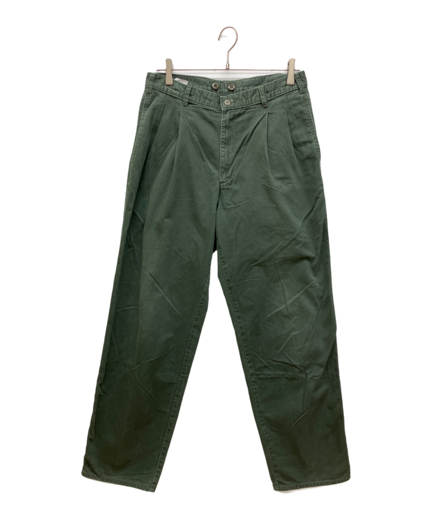 中古・古着通販】DOCKERS (ドッカーズ) 90s タックパンツ カーキ