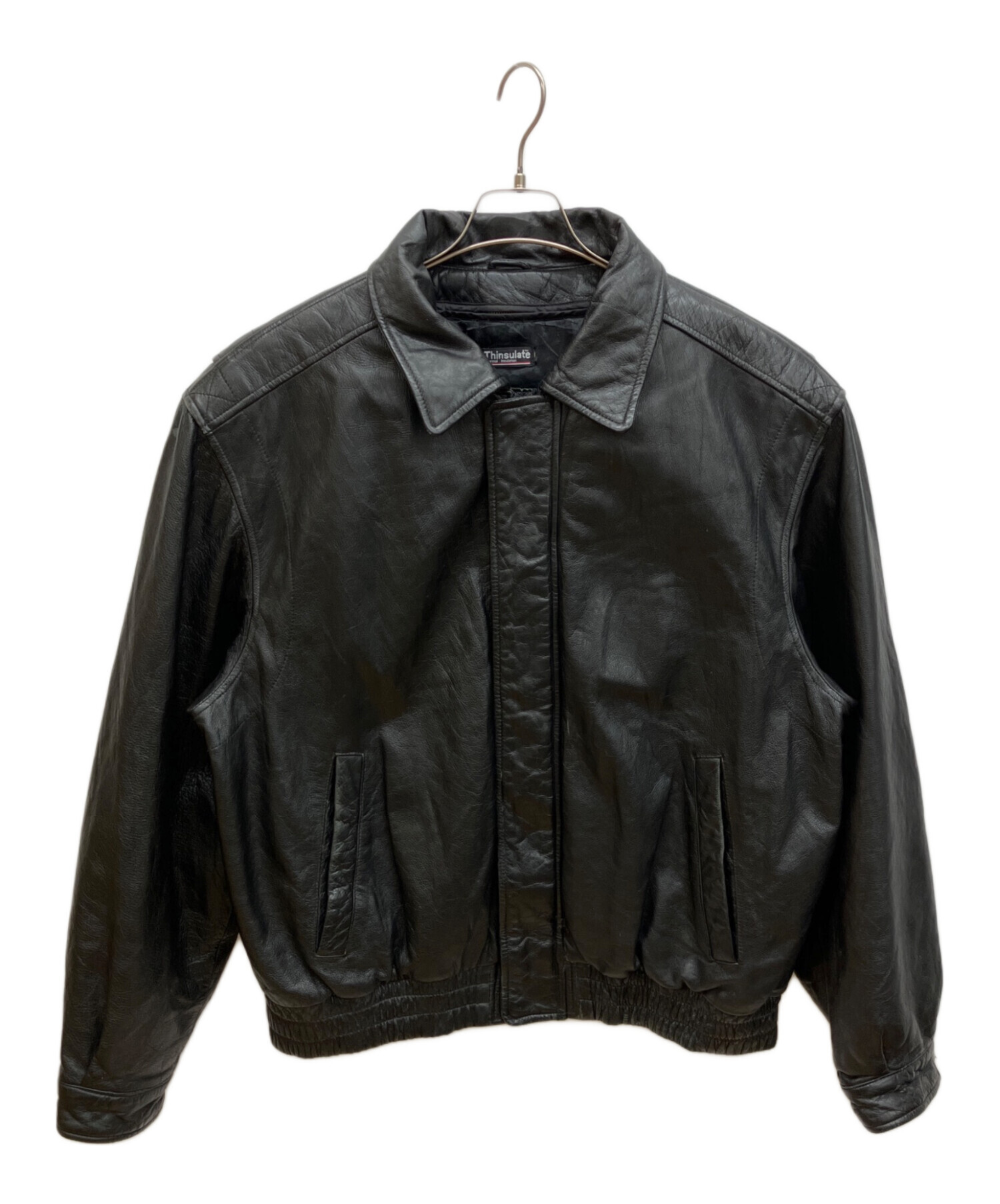 中古・古着通販】wilsons (ウィルソンズ) レザージャケット ブラック