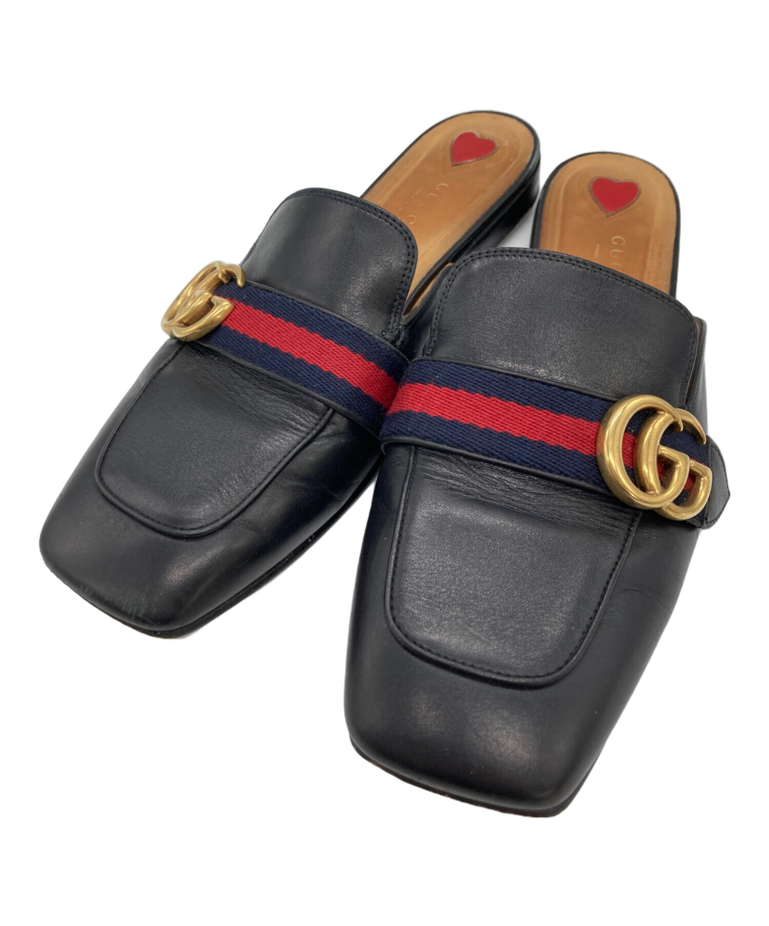 中古・古着通販】GUCCI (グッチ) プリンスタウン ブラック サイズ:38
