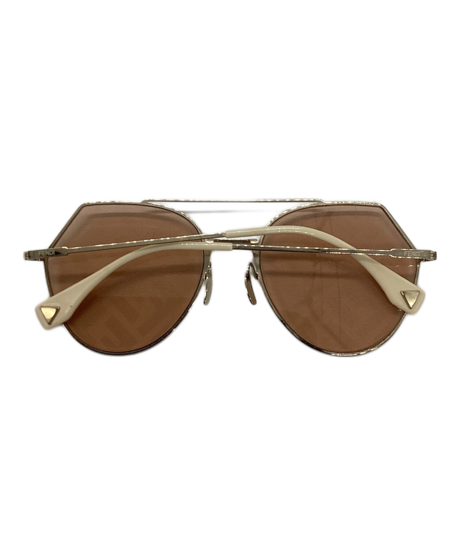 中古・古着通販】FENDI (フェンディ) サングラス ゴールド｜ブランド