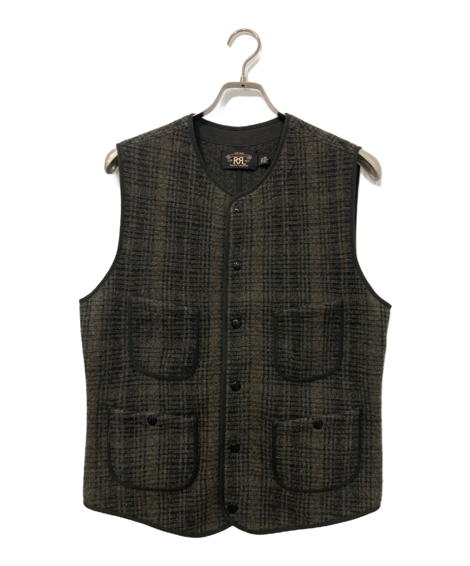 中古・古着通販】RRL (ダブルアールエル) ピーチベスト/ジレ グレー