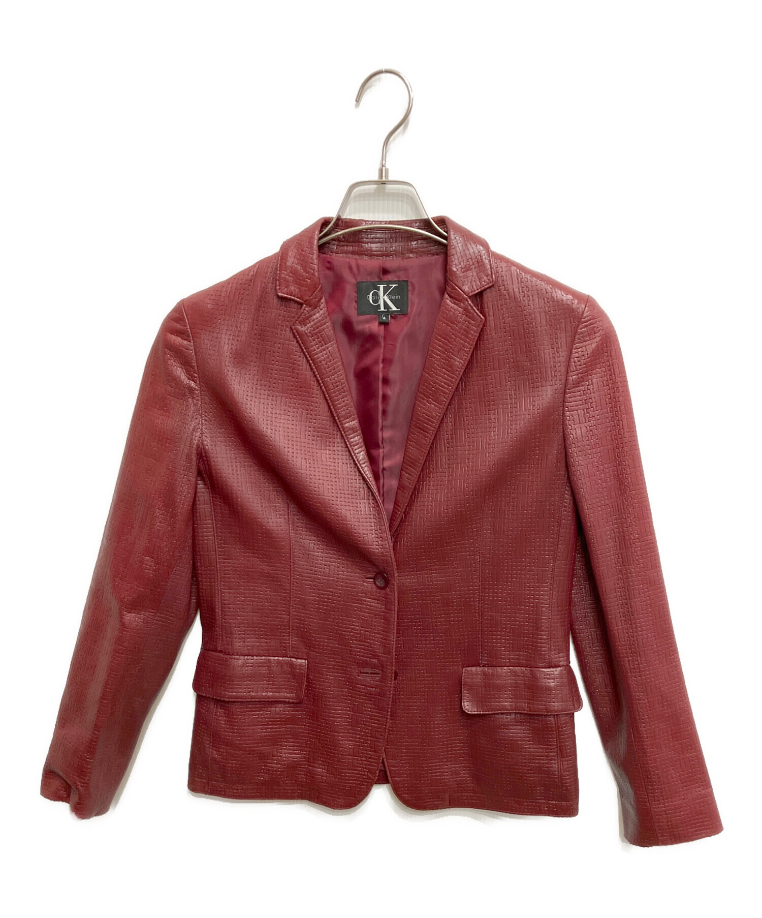 中古・古着通販】Calvin Klein (カルバンクライン) ラムレザー